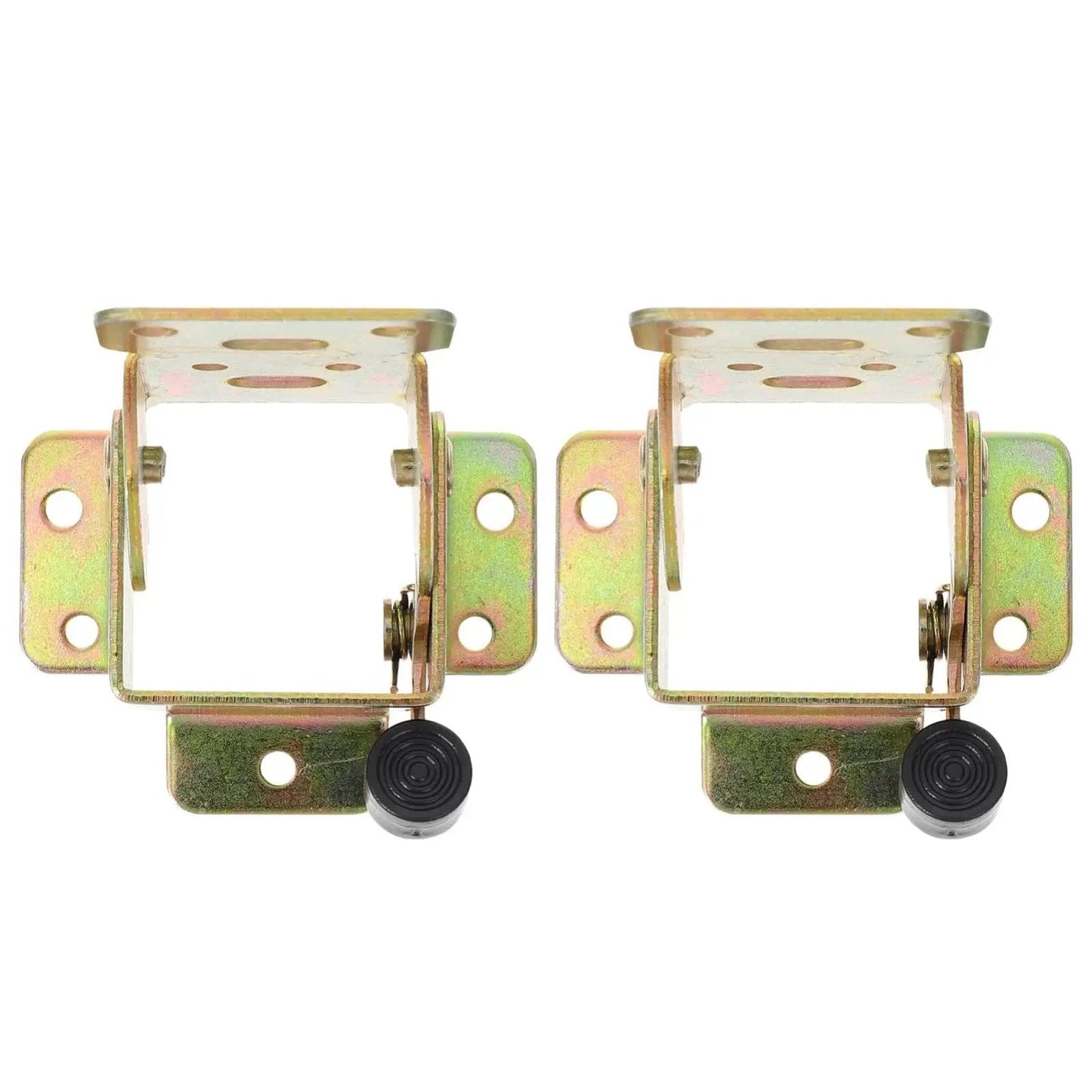 2 Pack Folding Table Leg Hinges for Beds and Furniture Support, Built Tough Iron Brackets With Self Lock Hinges, Space Saving Design