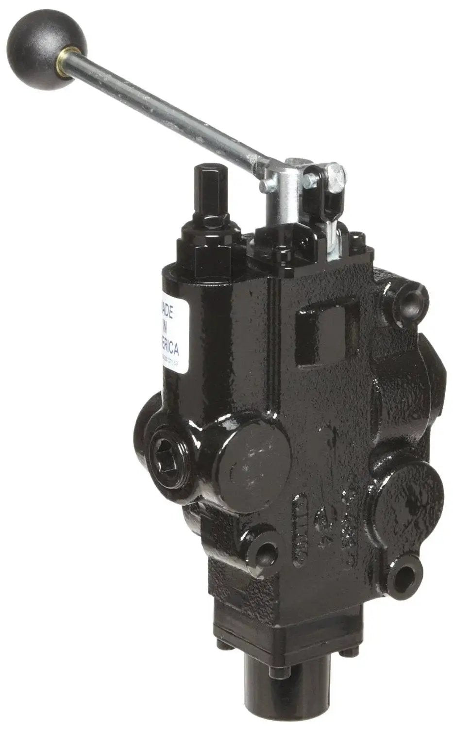 Open Center Monoblock Directional Control Valve With 1 Spool 4-Way 3-Position Tandem Spring Center for open-center systems, lever handle