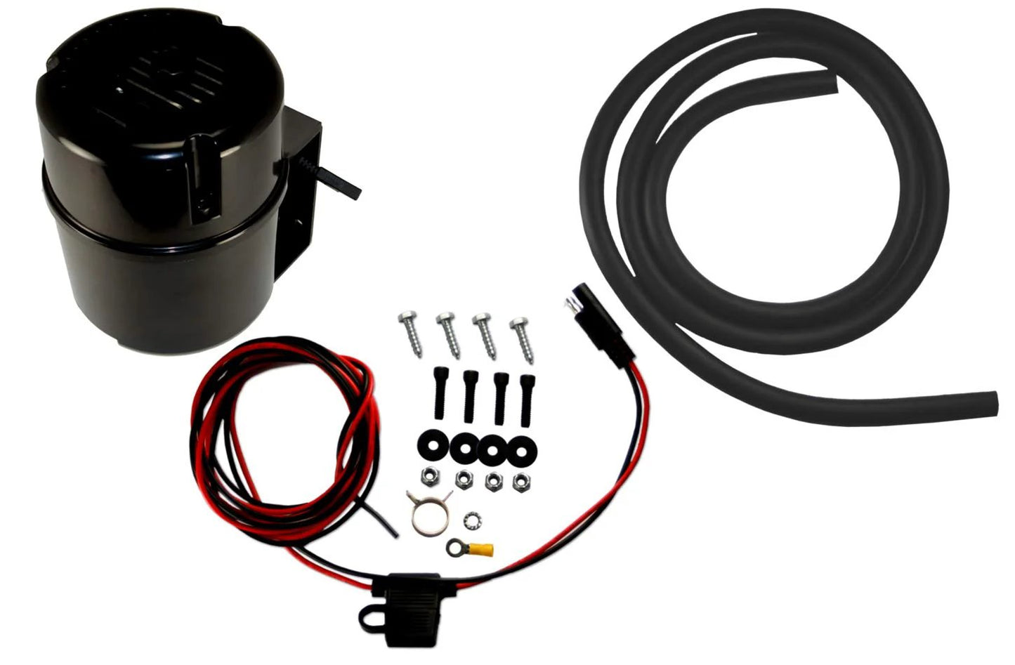 Bandit Series Electric Vacuum Pump Kit For Vehicles VP001B By Leed Brakes 60 Percent Quieter Vacuum Assist Prewired And Tested