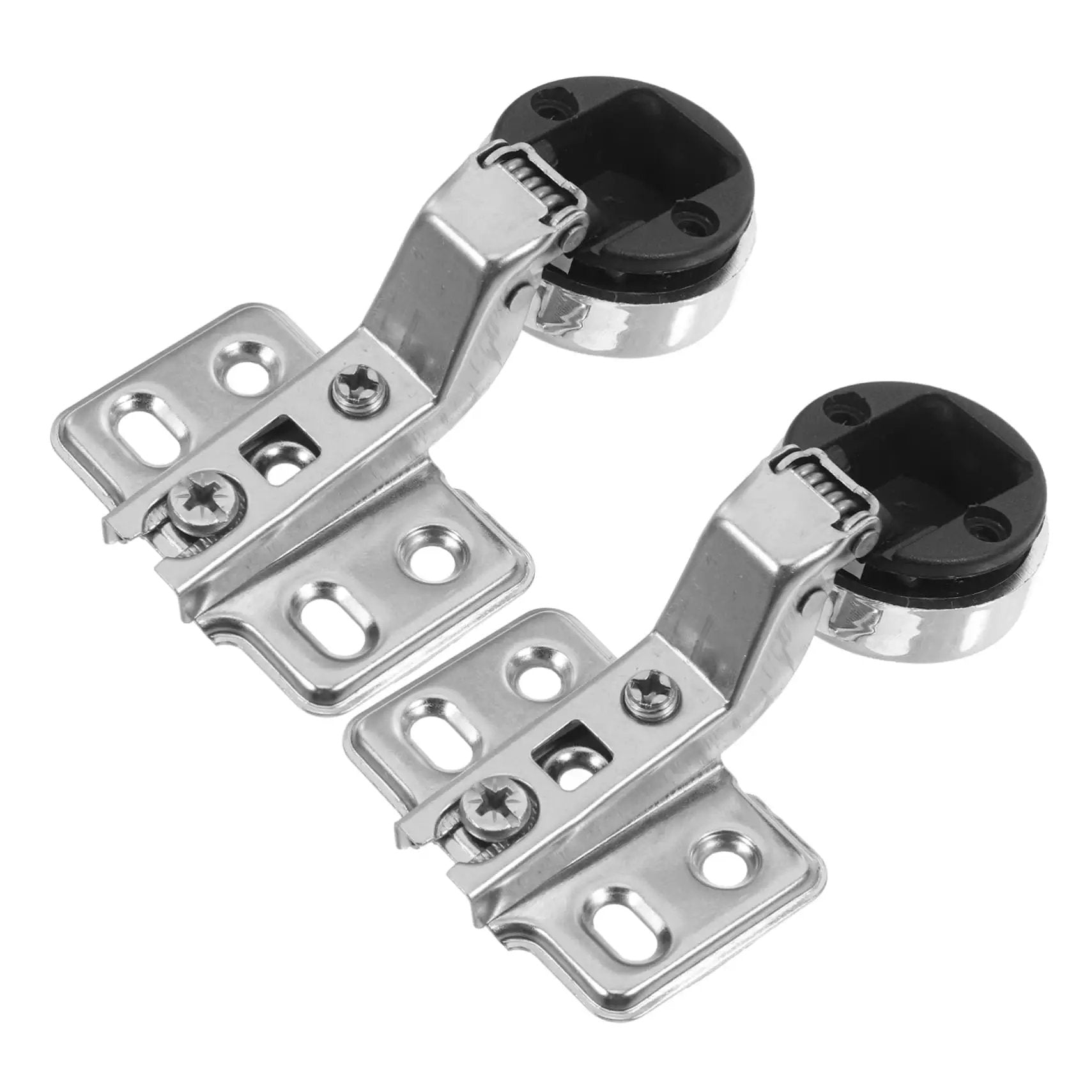 Soft Close Cabinet Hinges For Frameless Kitchen Doors With Hydraulic Damping Quiet Operation Two Piece Set For Full Overlay Cabinets