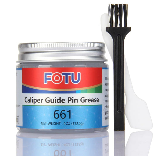 High Temperature Resistant Brake Caliper Guide Pin Lubricant For Smooth Braking And Long Lasting Performance Heavy Duty Suitable For Most Vehicles By FOTU 661 jar with brush
