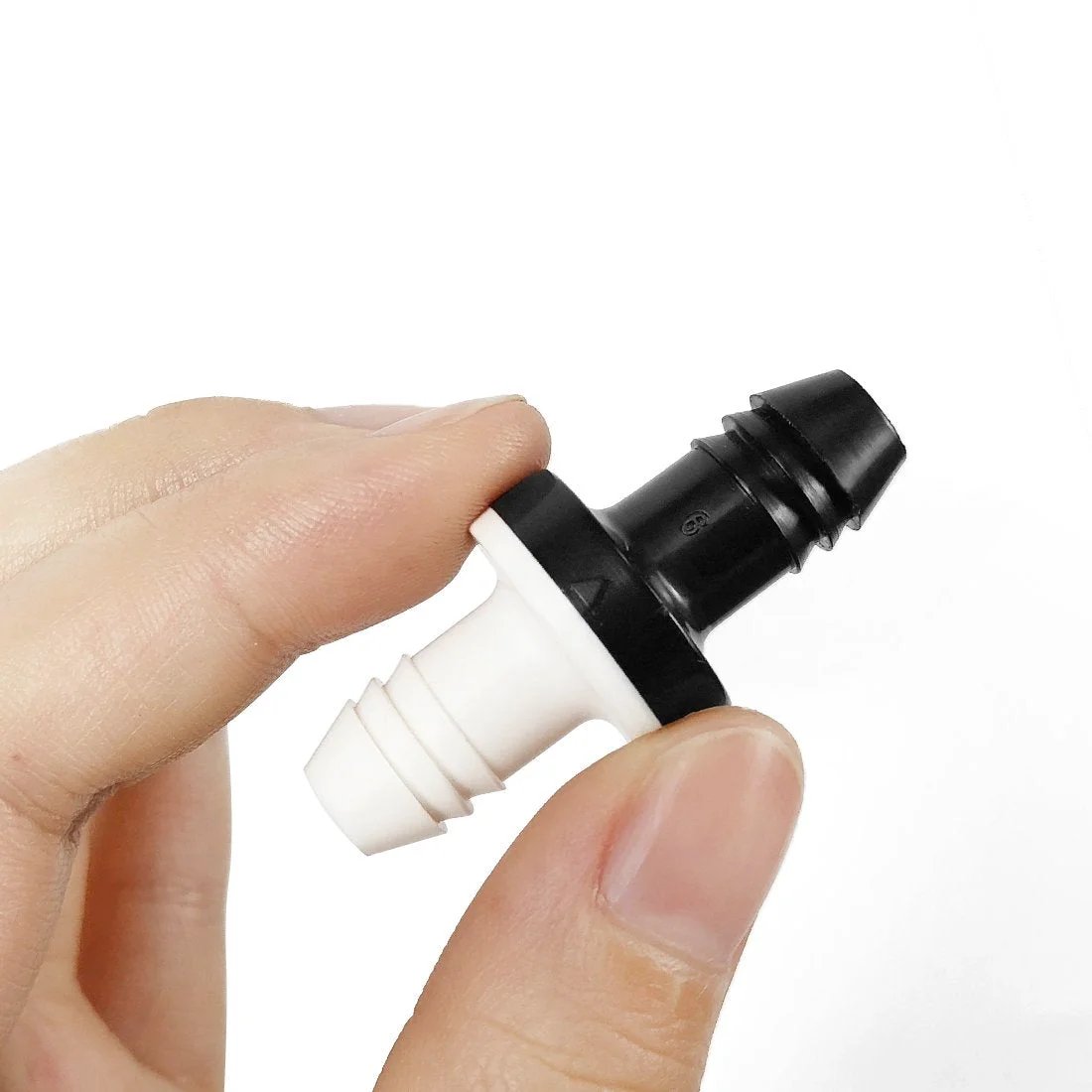Inline 10mm Vacuum Barbed Check Valve One Way Non Return Breather For Fuel Gas Water Liquid Air ABS Shell With Silicone Diaphragm