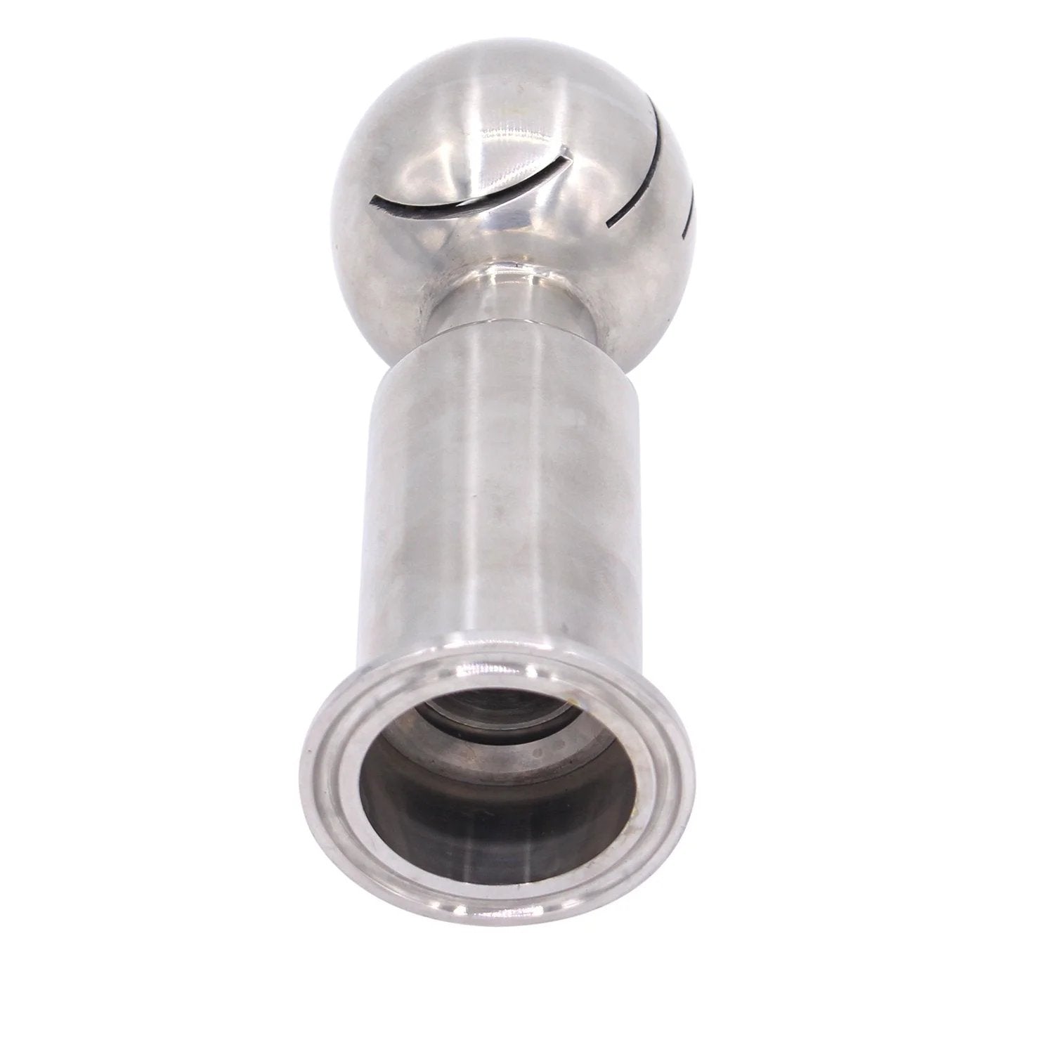 Rotary Spray Ball CIP Tank Cleaner With Clamp Type 360 Degree Spray Pattern And 1.5 Inch Tri Clamp Connection Stainless Steel 304