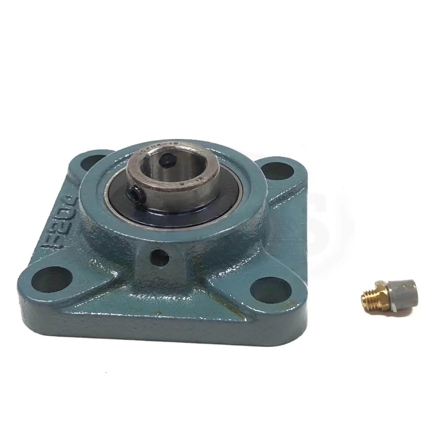 Single UCF204-12 pillow block insert bearing OEM replacement sealed ball unit for linear slide systems with black housing