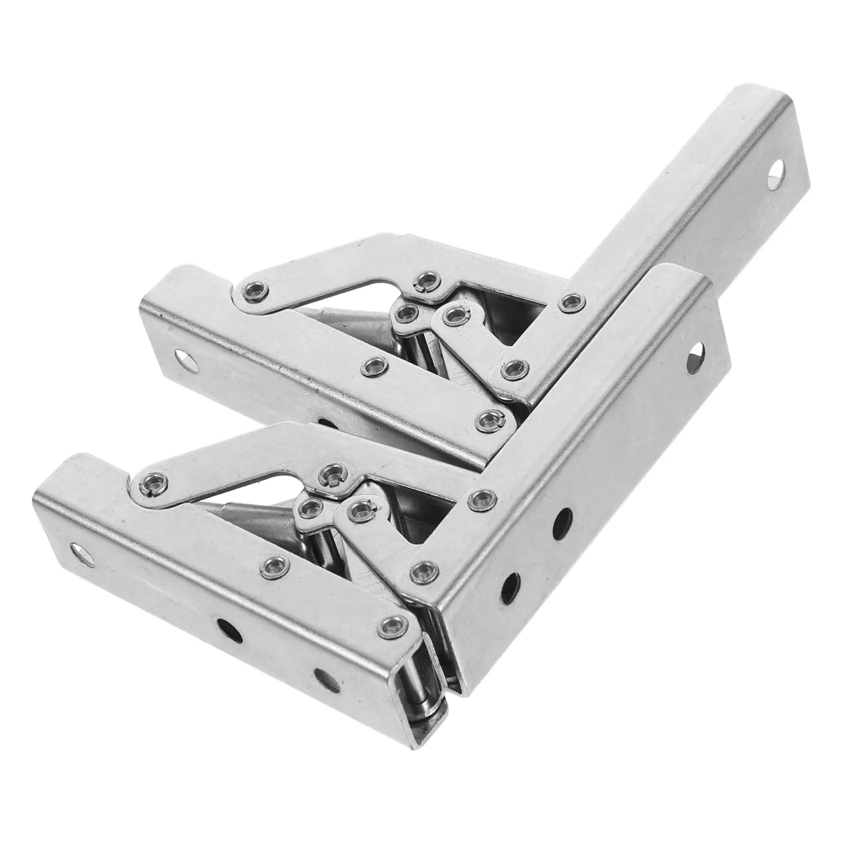 Hidden Folding Hinges With Hydraulic Damping For Quiet Cabinet Doors And Wardrobes 180 Degree Drop Down Soft Close Easy Access 2 Pack Premium Durable Steel Construction For Kitchen And Bathroom Cabinets Foytoki