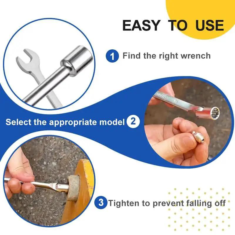 Steps for using 90 Piece Grease Fitting Assortment Kit M6 M8 M10 45 90 180 Degree Zerk Fittings Set with Storage Box