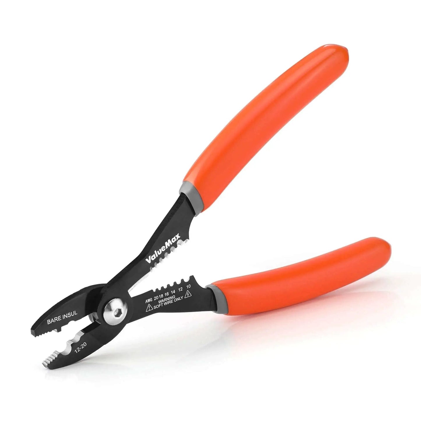 All In One Wire Stripper Tool For Clamping Stripping Cutting And Crimping Valuemax 4 In 1 Pliers For 10 To 20 AWG Electricians