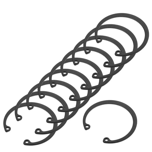 Premium 50 Mm Internal Retaining Rings 10 Pack C Clip Snap Rings 65Mn Manganese Steel For Automotive Grooved Shafts Studs Circlip Retention Ring Set High Strength