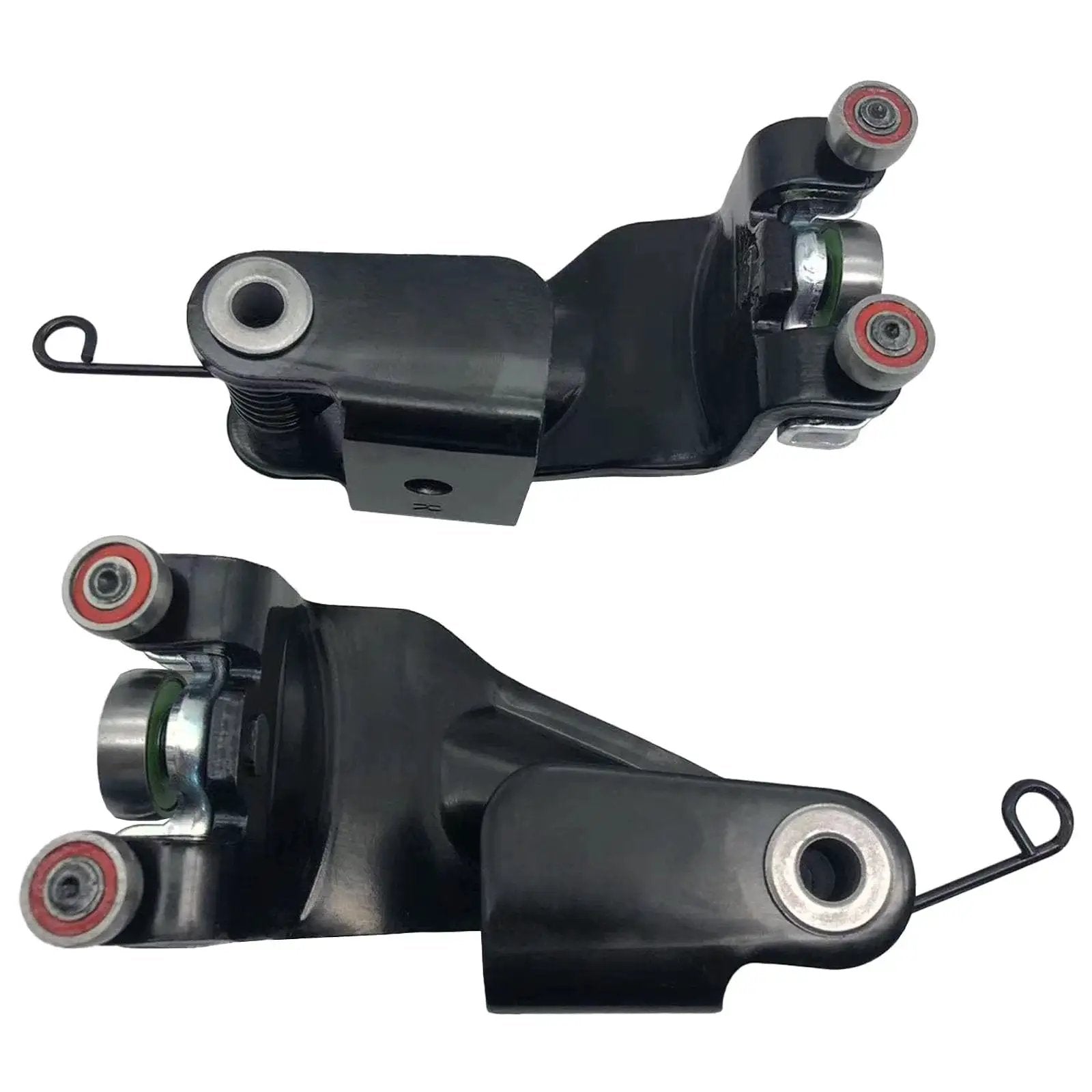 Sliding Door Roller Kit With Metal Bearings For Power Sliding Doors Left Driver Side And Right Passenger Side Compatible With Honda Odyssey 2005 2010 Replacement Center Pair With Plastic, front view.