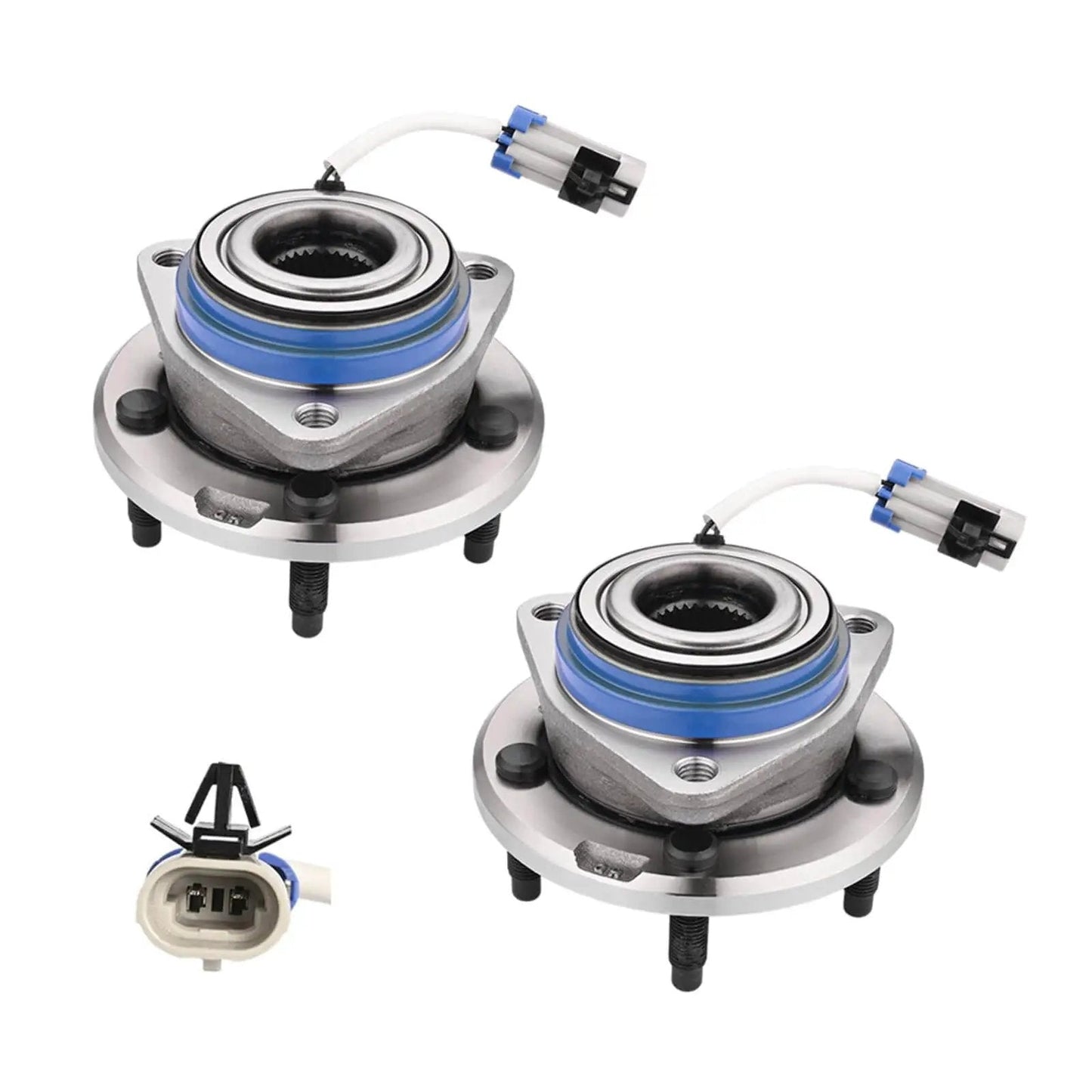 Front wheel hub assembly pair for Buick 2005-2009 Lacrosse, 2005-2010 Allure, Century, LeSabre and Lucerne; OE 513179 compatible