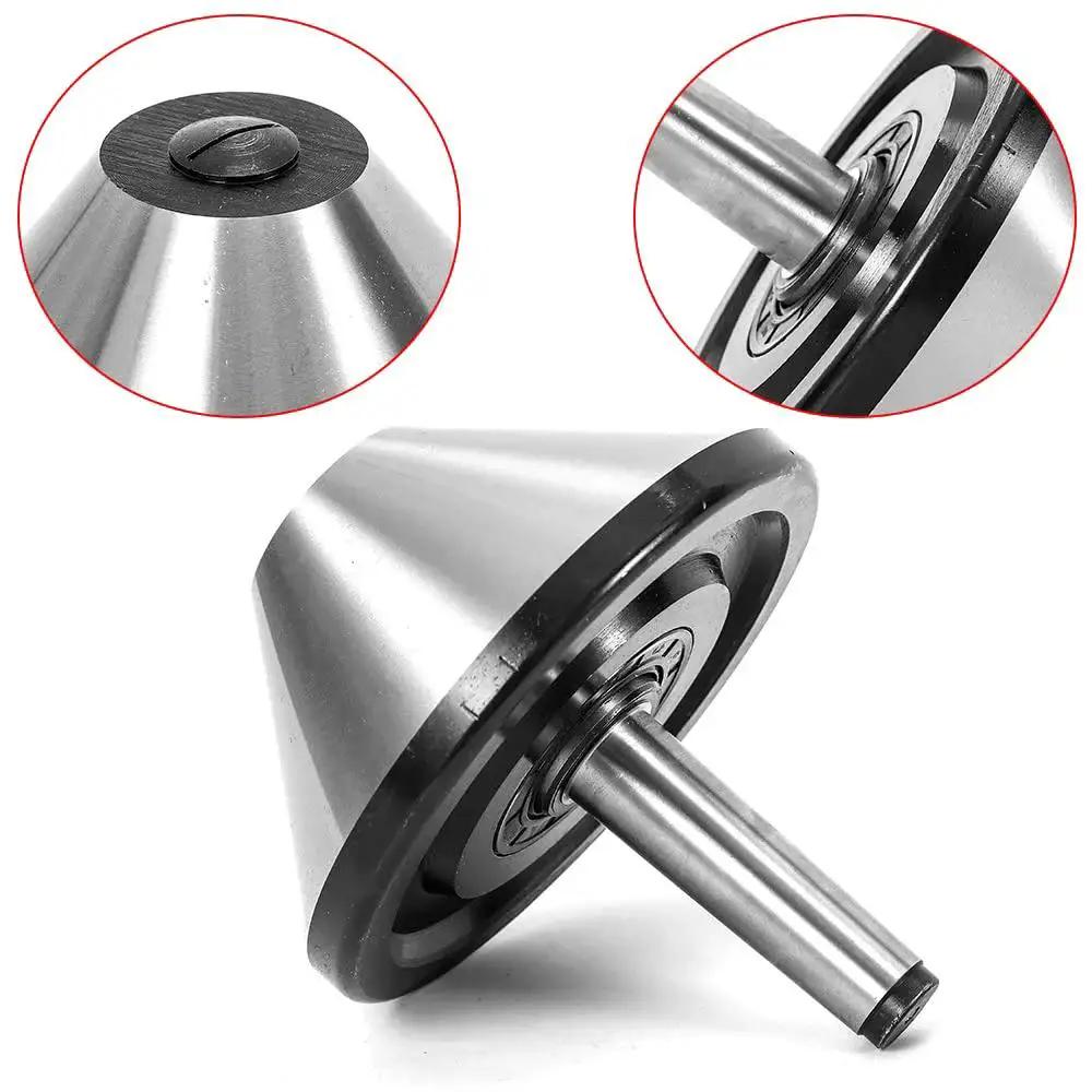Bull Nose Live Center MT3 Morse Taper 75 Degree Triple Bearing Lathe Centering Tool Alloy Steel Tailstock