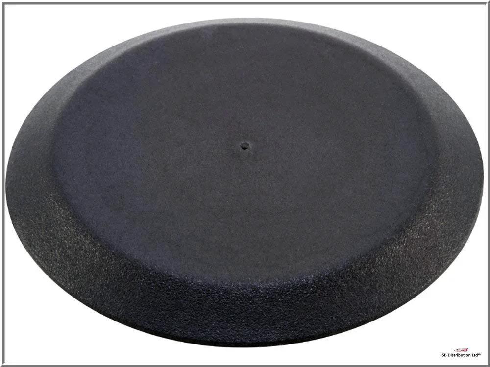 Caplugs Half Inch Flush Mount Hole Plug Black Plastic With Flush Button Head For Sheet Metal Fits Half Inch Holes Pack Of 25