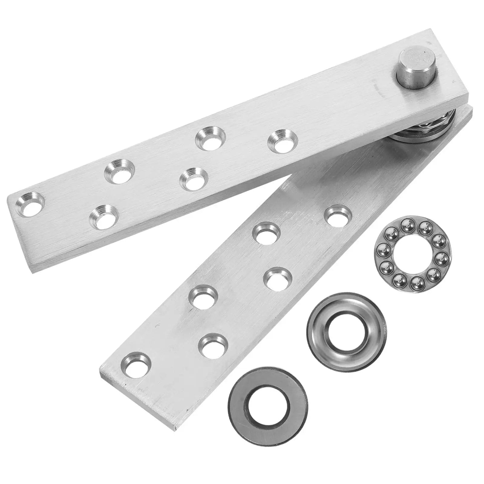 Heavy Duty Hidden Door Pivot Hinge 360 Degree Concealed Shaft Stainless Steel For Wooden Doors Sturdy Load Bearing Pivot Hardware Kit