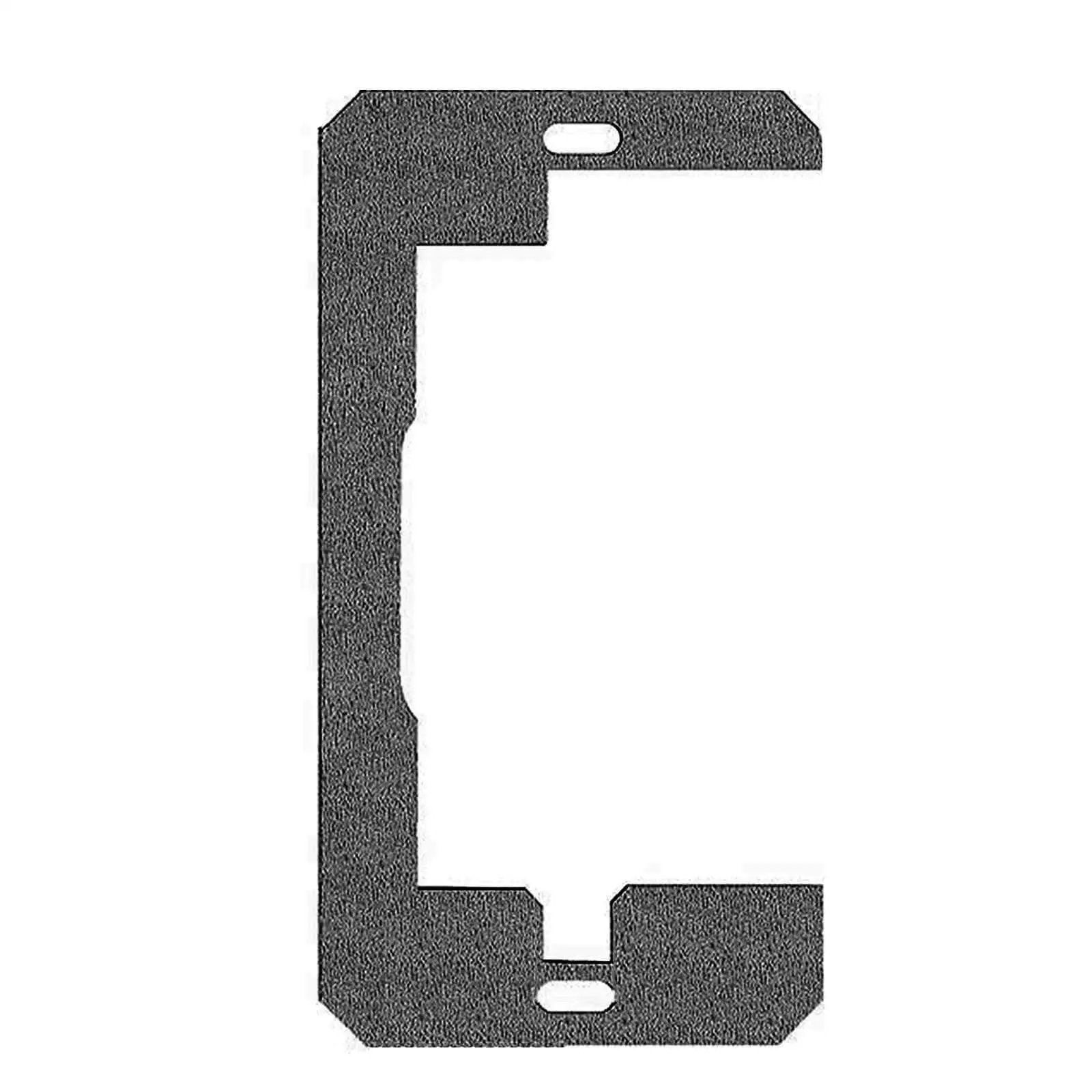 Outlet Spacers and Wall Plate Shims 20 Piece Iron Set for Fixing Wobbly Receptacles in Home and Office Black Finish Easy Install