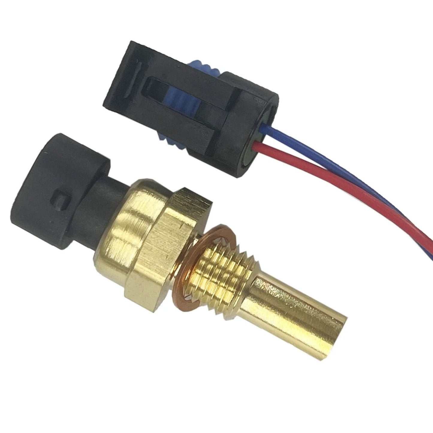 Engine Coolant Temperature Sensor With Pigtail Connector For LaCrosse Impala Silverado Suburban Trailblazer Yukon Savana Saturn Vue And More By WEITARI, featuring metal and plastic components.