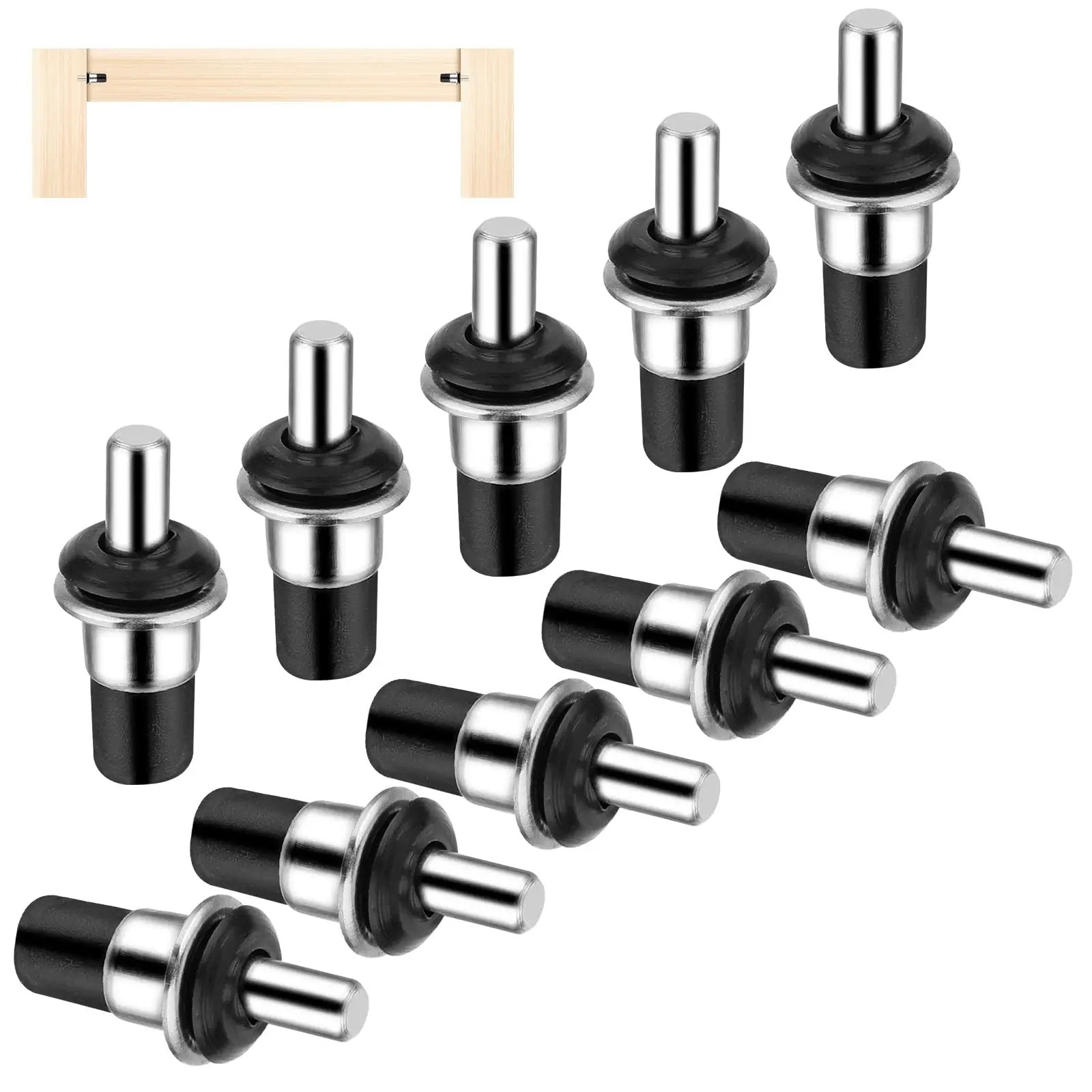 Spring Loaded Cabinet Repair Pins For DIY Home Fixes Replacement Pins For Cabinet Doors And Shelves Shutter Damper Pins