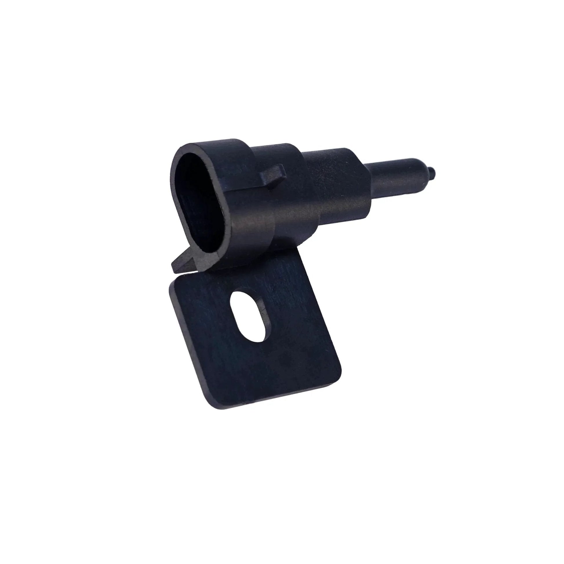 Ambient Air Temperature Sensor Replacement For GM Vehicles Including Corvette Silhouette 1997 2004 Terraza 2005 2007 Montana 1999 2009 OEM 10248414 Direct Replacement For Accurate Climate Readings And Comfortable Cabin Environment product image, black plastic 2-pin sensor with mounting bracket