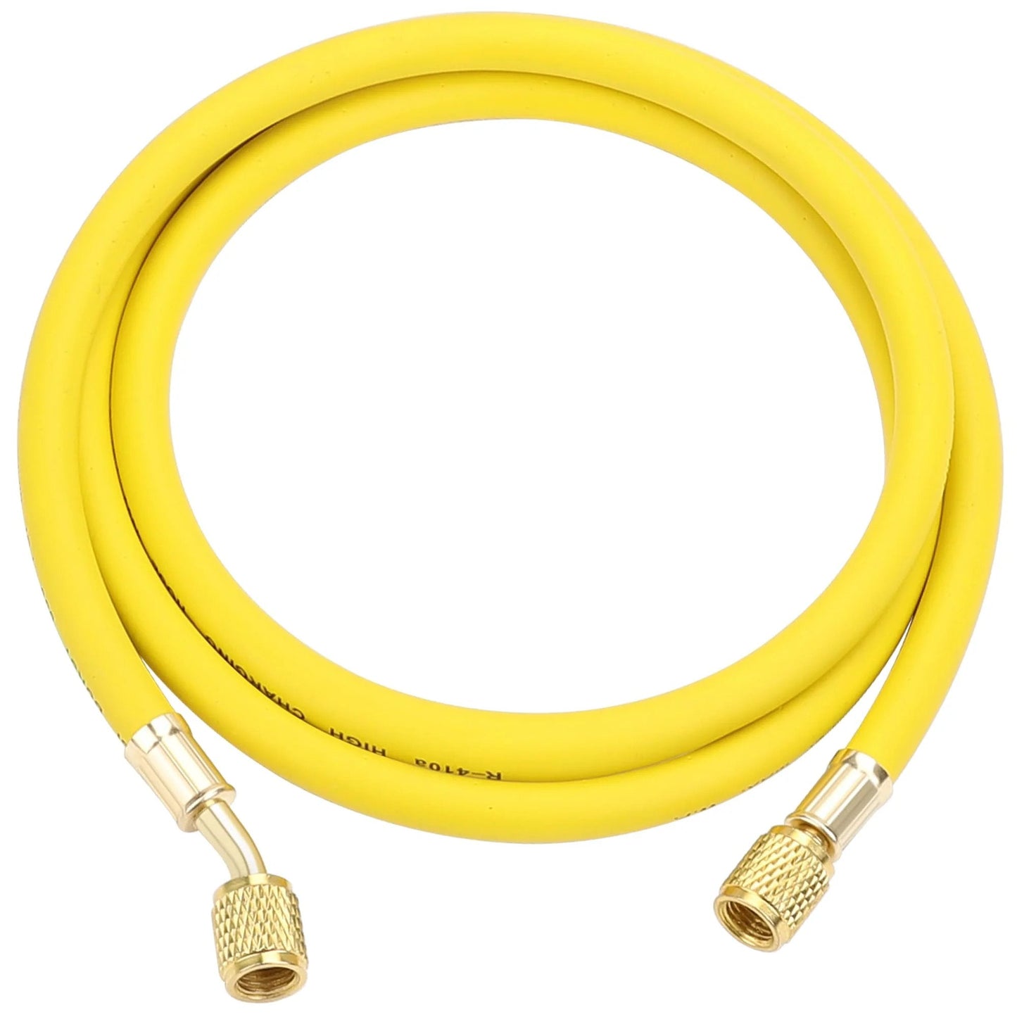 60 Inch AC Refrigerant Charging Hose With A Quarter Inch SAE Flare And 800 PSI Working Pressure For Automotive And Home HVAC Systems, A Universal Refrigerant Charging Hose For Air Conditioners, Durable And Flexible Workhorse By Hromee