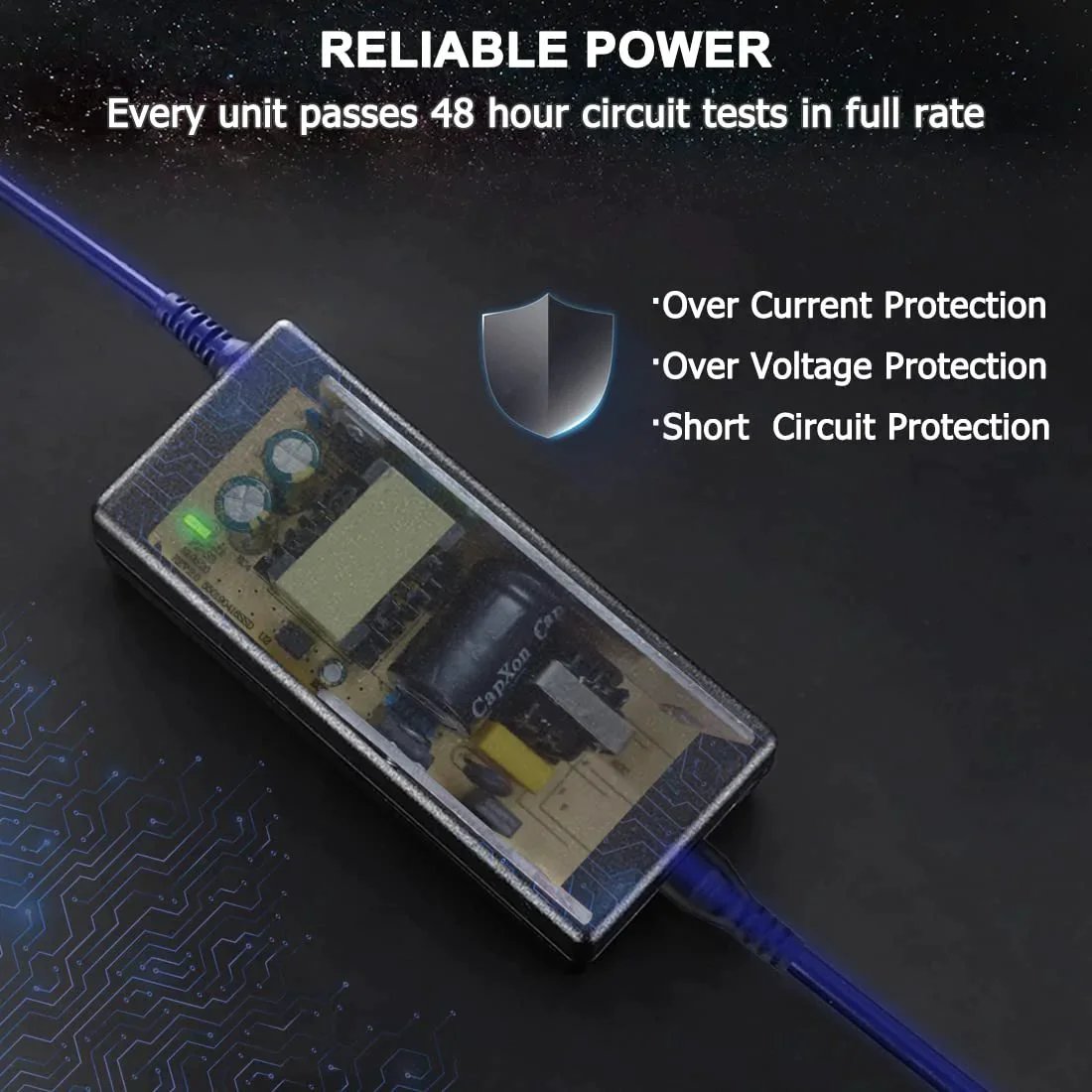 12V 5A Power Supply For Linear Actuator And Motor Controller Compatible With Lift Chair And Electric Sofa Plug And Play Home Wall Adapter From UYGALAXY with safety features