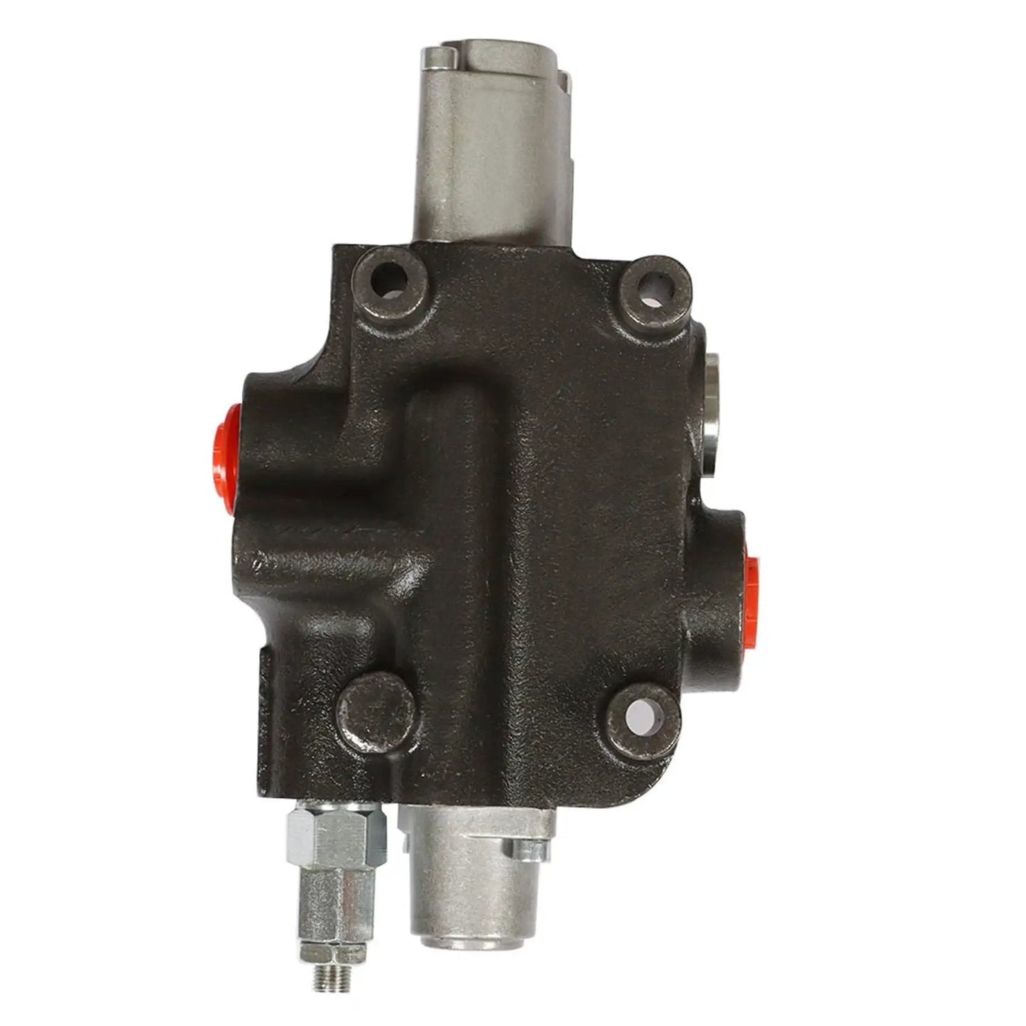 Hydraulic Control Valve With One Spool 21 GPM SAE Directional Valve 3600 PSI cast iron body front view