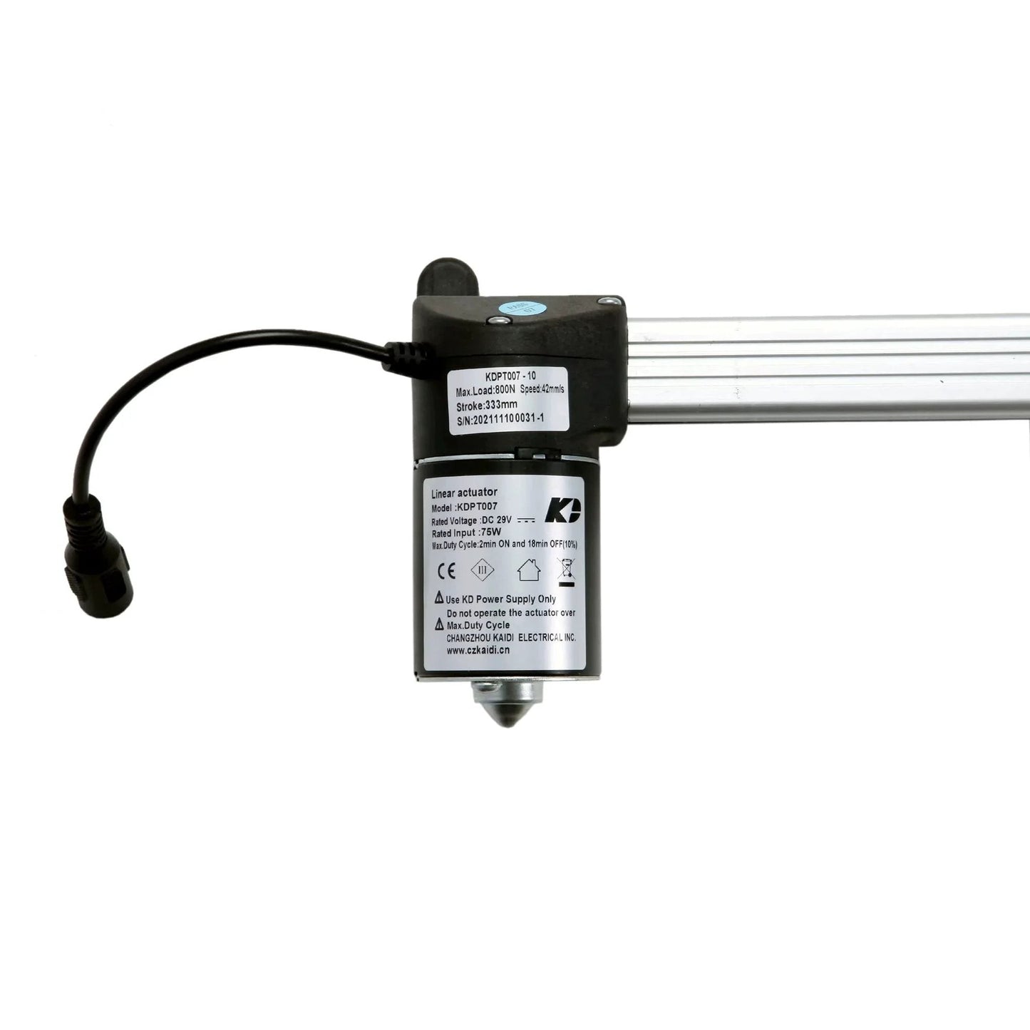 Power Recliner Lift Chair Actuator KDPT007-10 Replacement For KDPT005-2 With Kaidi Brand Motor close-up