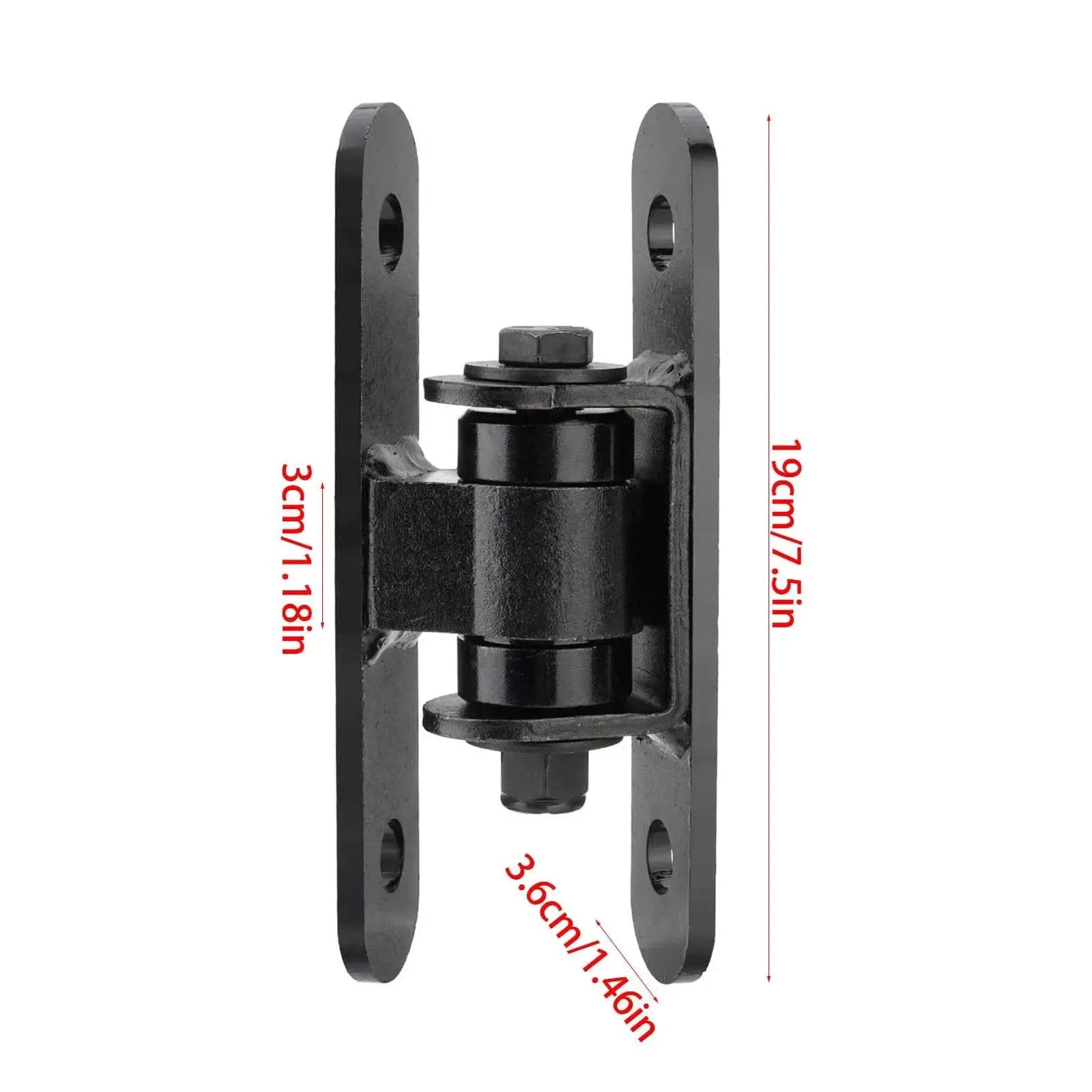 Beefy Heavy Duty Metal Door Hinges For Exterior Use, Commercial Grade With Large Capacity Load, Sealed Bearing Bolt On Design