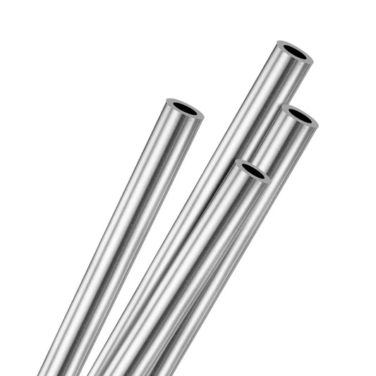 304 Stainless Steel Tube 4 Pack 300mm Seamless Pipe 5mm OD 0.8mm Wall for construction and DIY projects