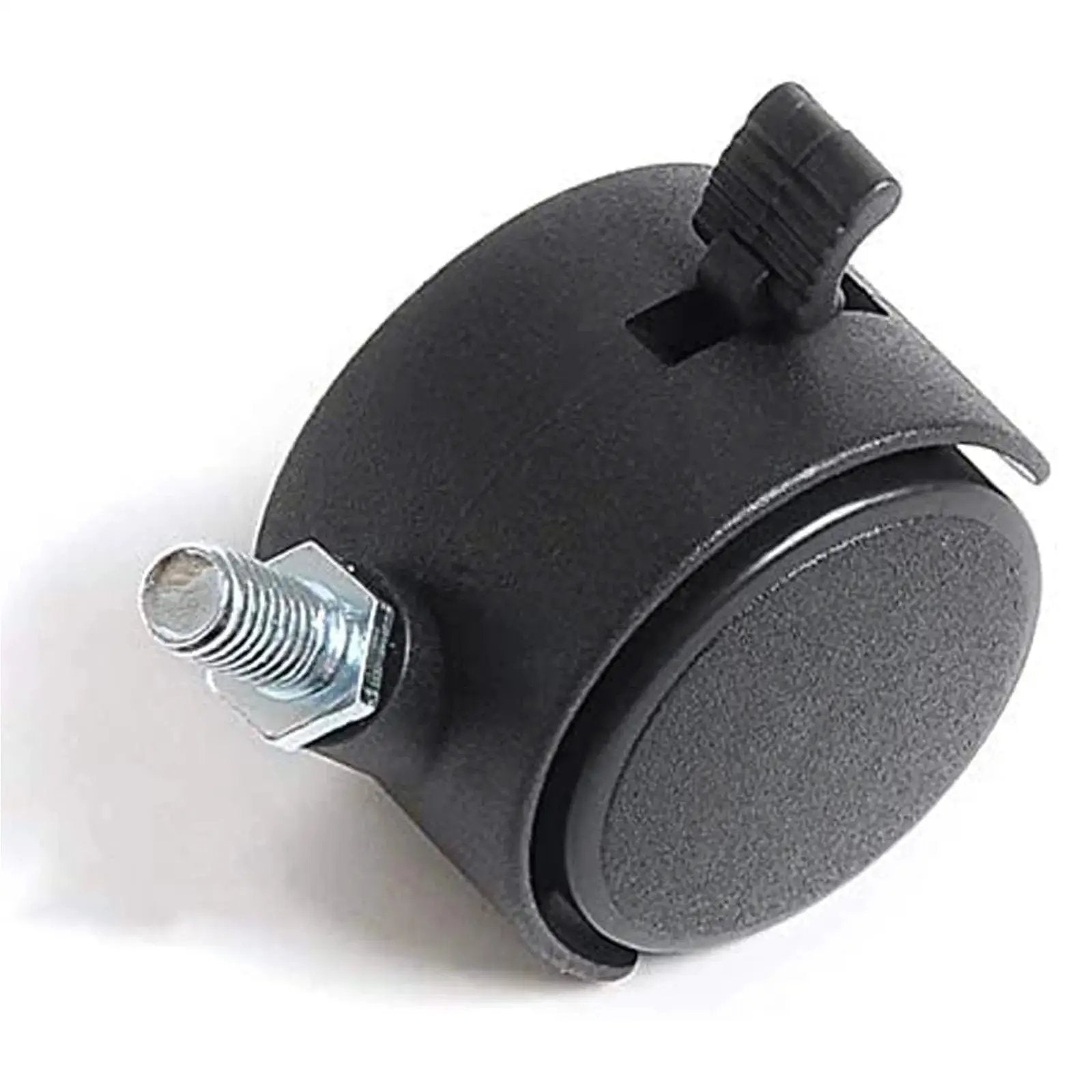 2 Inch Nylon Swivel Caster Wheel With Brake For Carts Office Chairs And Furniture Featuring M8 By One Point Two Five Threaded Stem