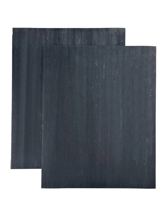 Two sheets of Pro Grade 1.2mm Non Asbestos Gasket Material Paper for small engine rebuilds, gasoline, and diesel fuel resistant.