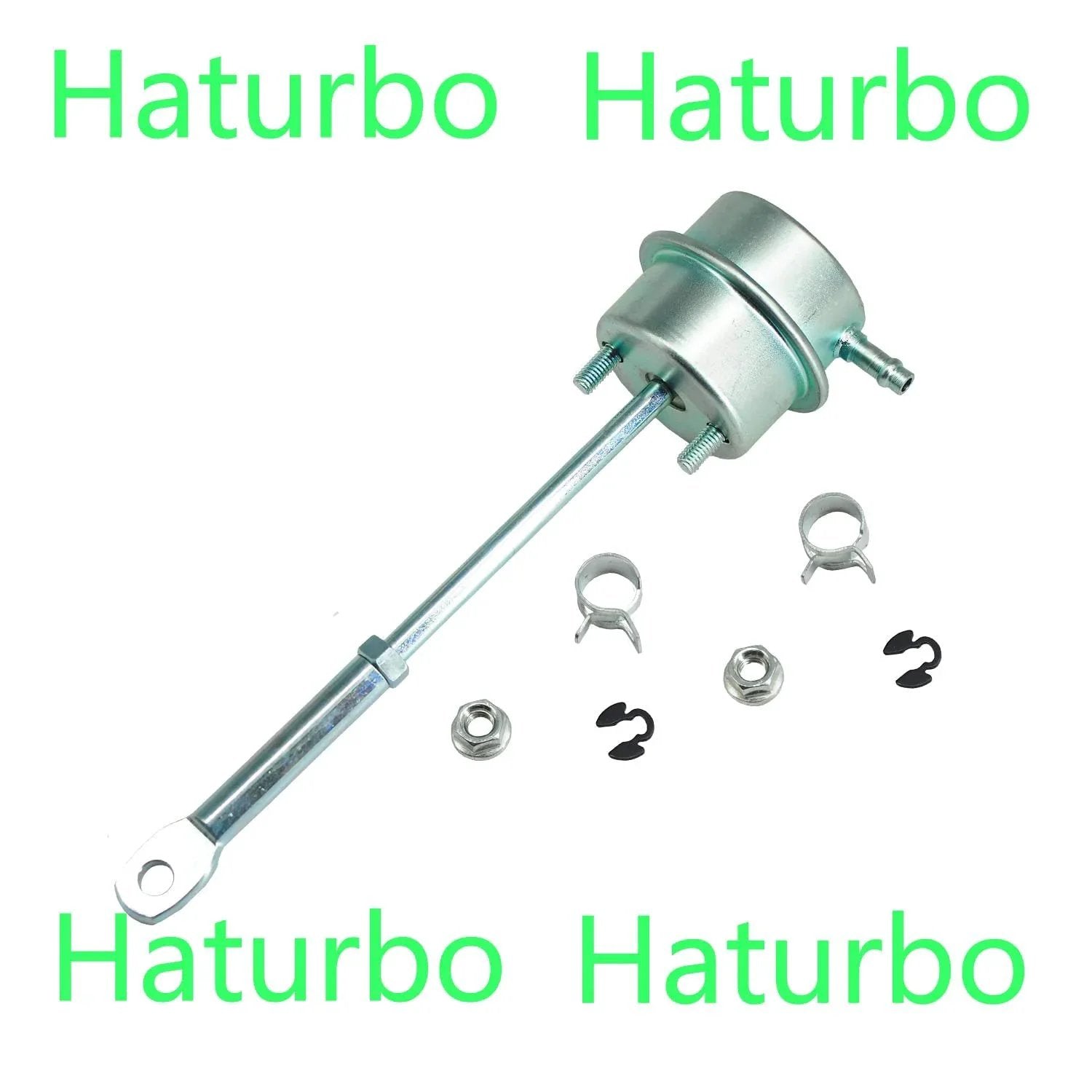 Upgrade Turbo Wastegate Vacuum Actuator For Holset Turbos HX35 HX35W HX40 HX40W HY35 HE351 HE351CW GM8 171077. Front view.