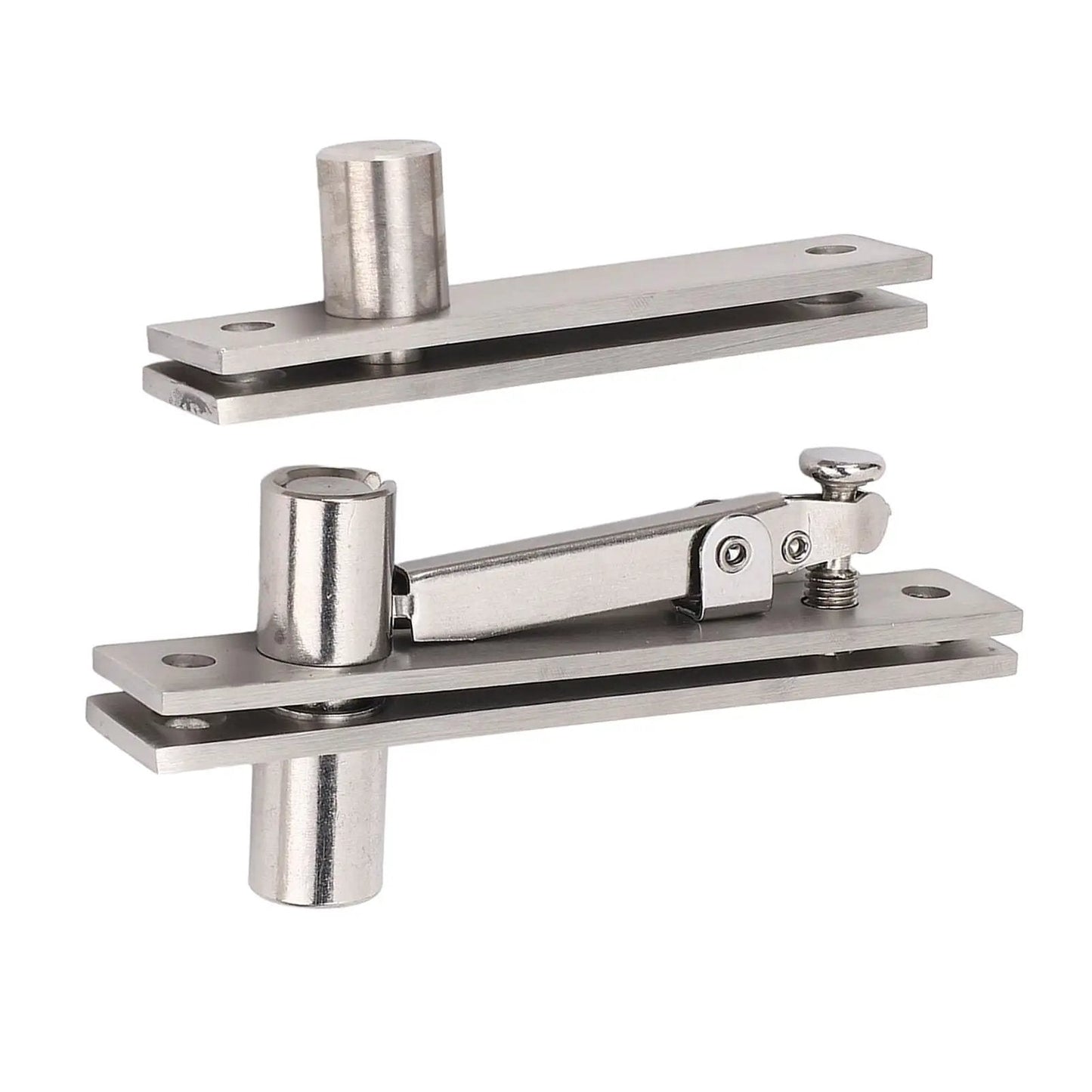Beefy Heavy Duty Pivot Hinge With 300 Lbs Load Bearing And 360 Degree Rotation Concealed Door Hinge For Secret Door Or Hidden Bookcase Made From Stainless Steel WALFRONT