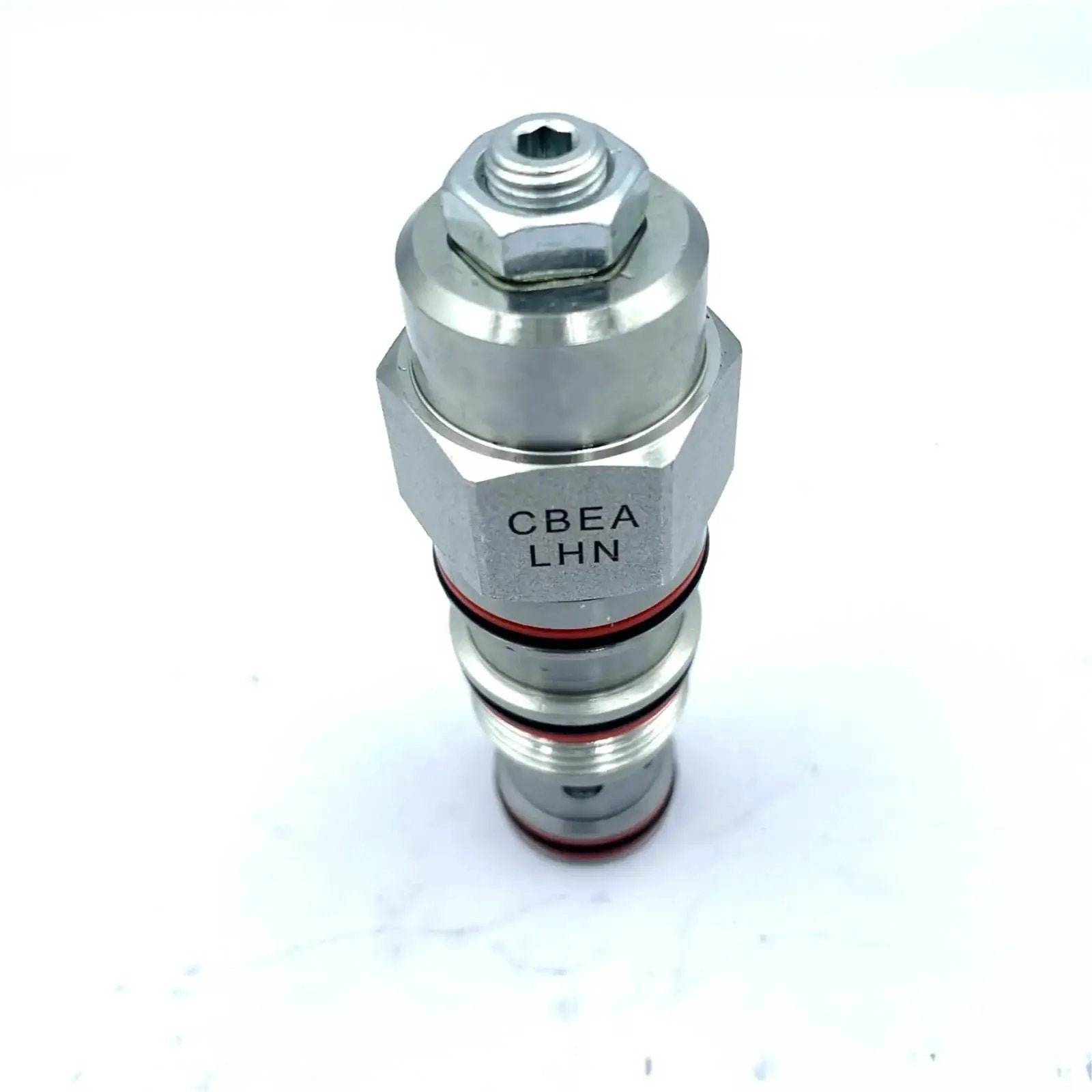 Hydraulic Threaded Cartridge Valve CBEA LHN Balance And Reversing Pressure Valve With Solenoid Control, front view