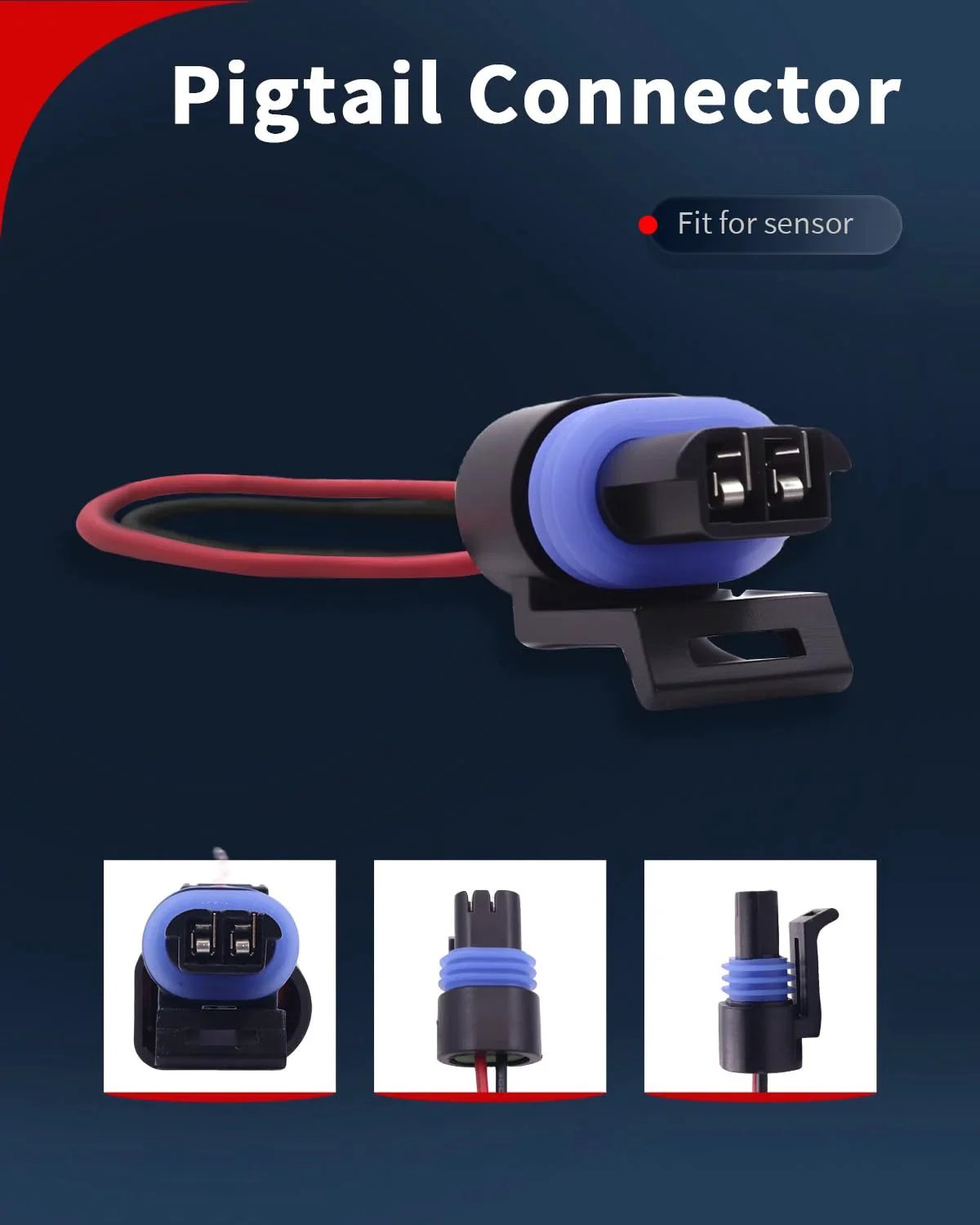 Pigtail harness for Engine Coolant Temperature Sensor For GM Cars Including Chevrolet Silverado Suburban Equinox Tahoe