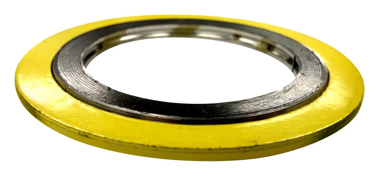54 Inch Spiral Wound Gasket With Flexible Graphite And 304 Stainless Steel Core For 54 Inch Pipe Flanges Class 300 ASME B16 20 B16 47 Series A Centering Ring Handles Crazy Hot Temp Swings And Thermal Cycling