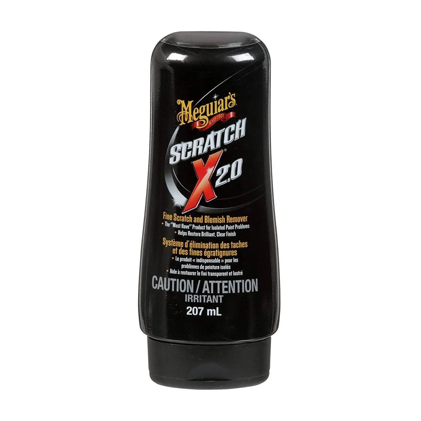 Meguiars ScratchX 2.0 G10307C, 207 ml bottle, scratch remover for car paint, eliminates light scratches and swirls.