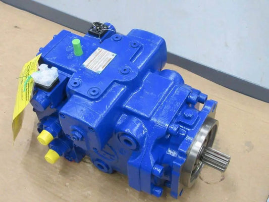 Rexroth Bosch AA4V71EL2 Axial Piston Pump PN AA4V71EL2CR202010S043A489 with two wire connectors, three blades visible