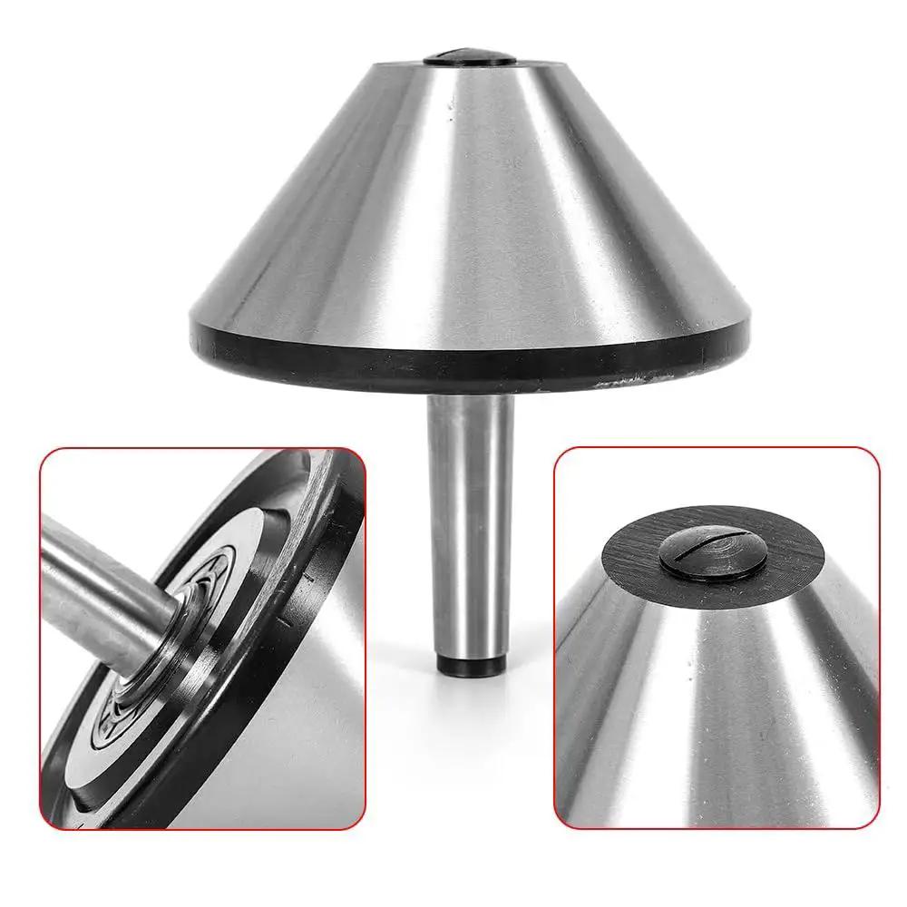 Bull Nose Live Center MT3 Morse Taper 75 Degree Triple Bearing Lathe Centering Tool Alloy Steel Tailstock