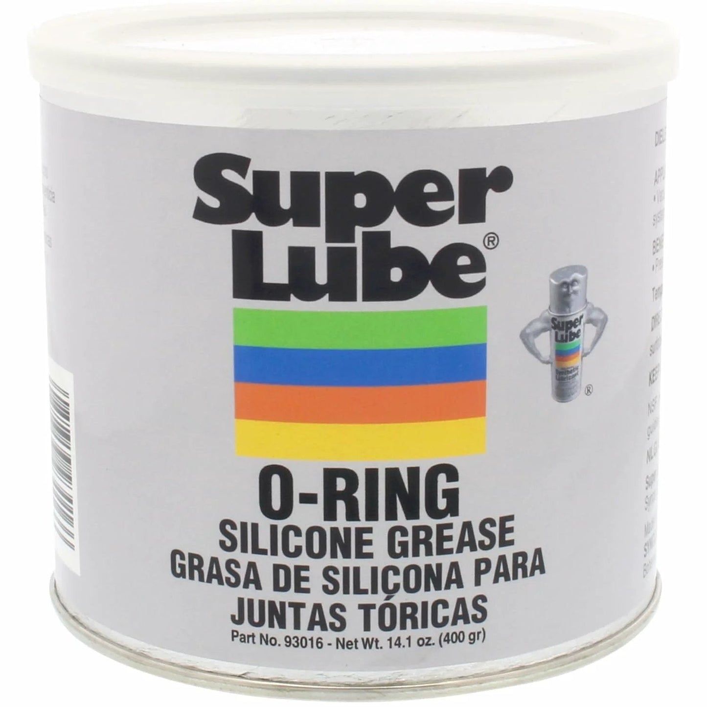 Super Lube O Ring Silicone Grease For O Rings Vacuum Systems And Valve Components Non Curing Silicone Compound 14.1 oz canister
