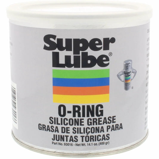 Super Lube O Ring Silicone Grease For O Rings Vacuum Systems And Valve Components Non Curing Silicone Compound 14.1 oz canister