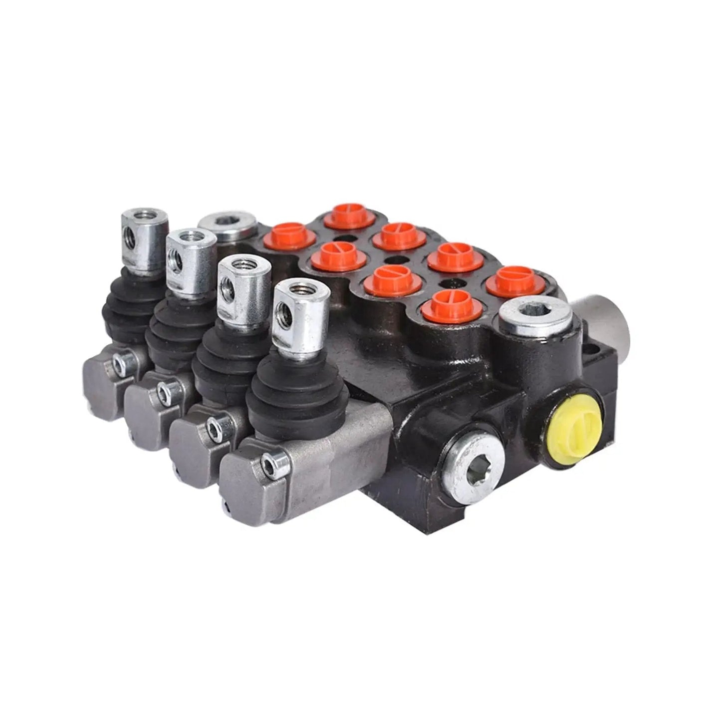 High Efficiency Hydraulic Directional Control Valve Double Acting With Spring Return for heavy-duty 11 GPM flow, 3625 PSI relief.