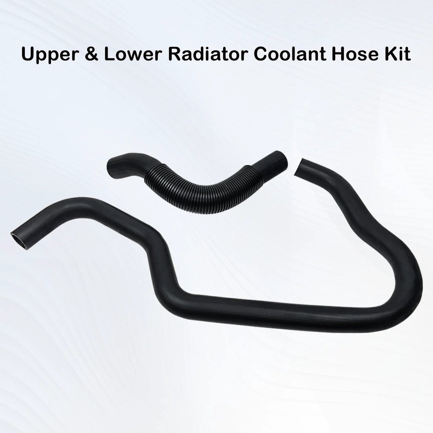 Engine Upper And Lower Radiator Coolant Hose Kit For Cadillac Escalade, Chevy Avalanche, Silverado, Suburban, Tahoe, GMC Sierra, Yukon Replacement 22827731 22827735 Premium Quality Rubber
