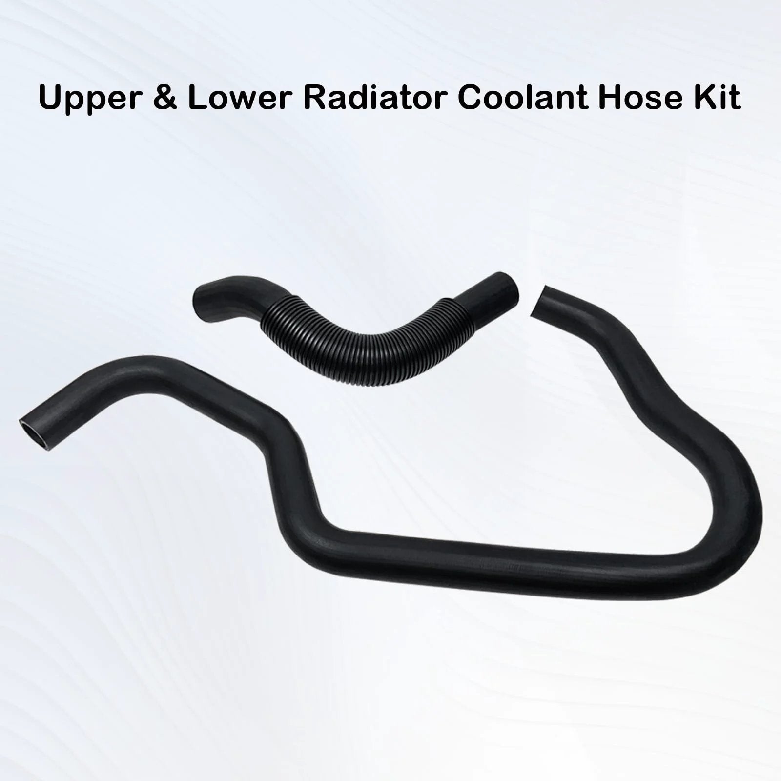Engine Upper And Lower Radiator Coolant Hose Kit For Cadillac Escalade, Chevy Avalanche, Silverado, Suburban, Tahoe, GMC Sierra, Yukon Replacement 22827731 22827735 Premium Quality Rubber