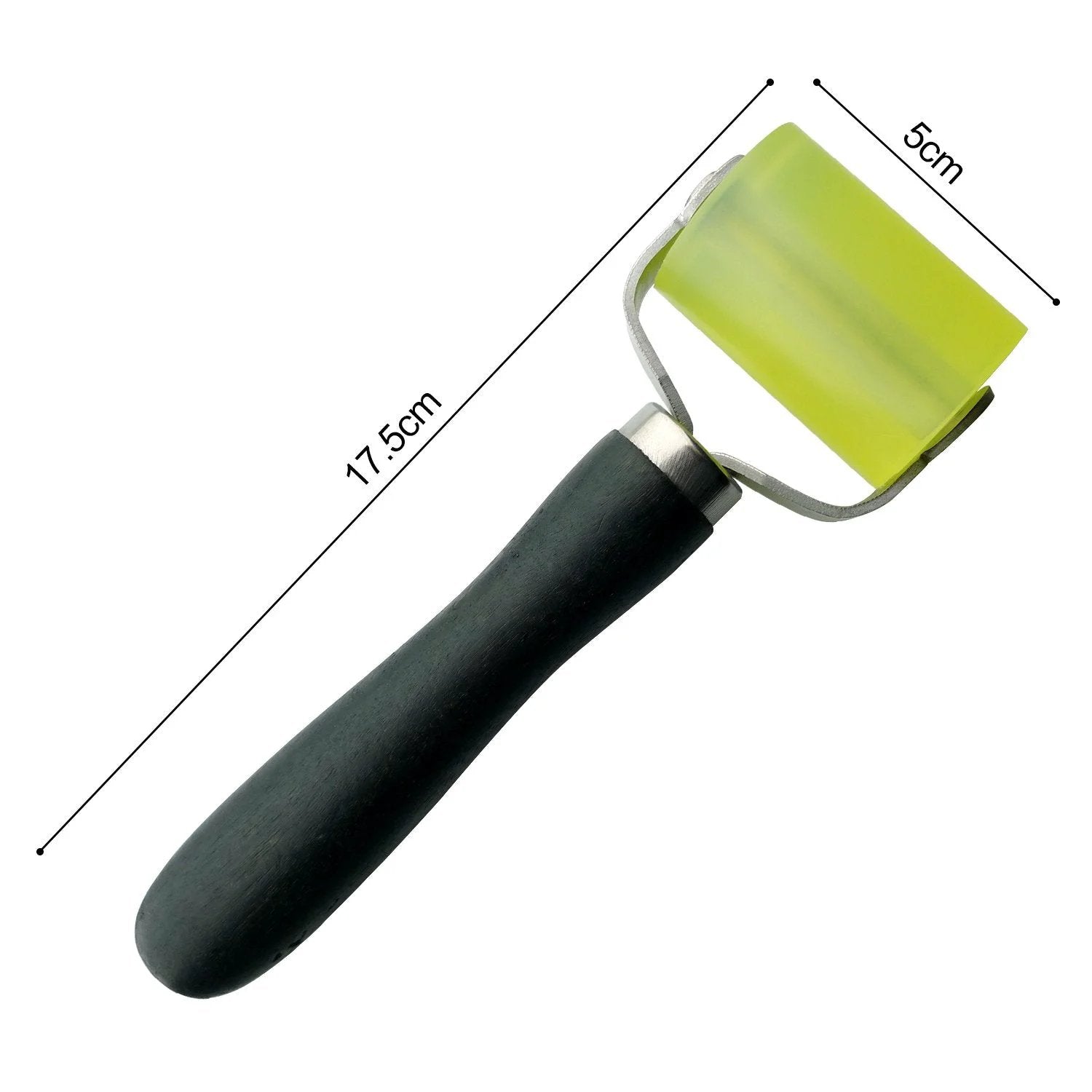 Two Piece Car Sound Deadener Roller Kit With 2 Inch And 1.2 Inch Rubber Rolling Wheels For Bubble Free Adhesion And Smooth Application