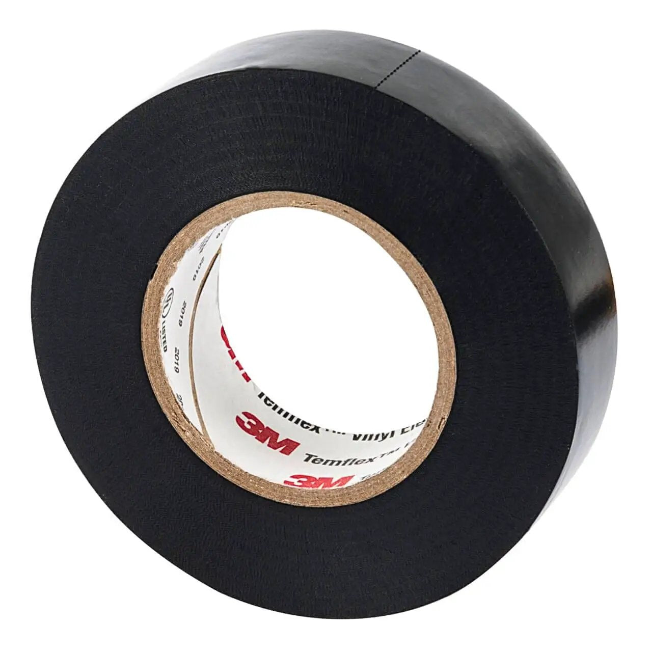 Temflex 1700 Vinyl Electrical Tape single roll 3/4 in (19.05 mm) x 60 ft (720 in / 18,288 mm) Black PVC insulating tape 7 mil