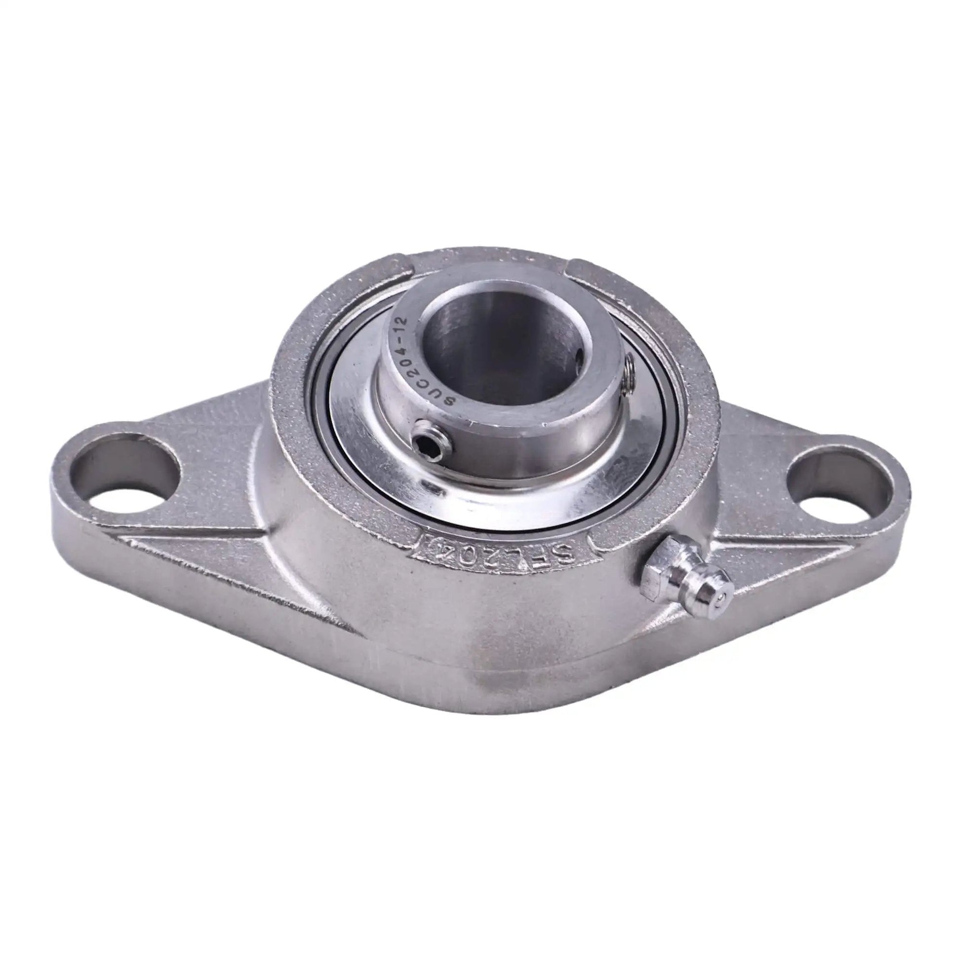 Three Quarter Inch Stainless Steel Two Bolt Flange Bearing For Shaft MUNCFL204-12 SSUCFL204-12 YCJT PT Replacement