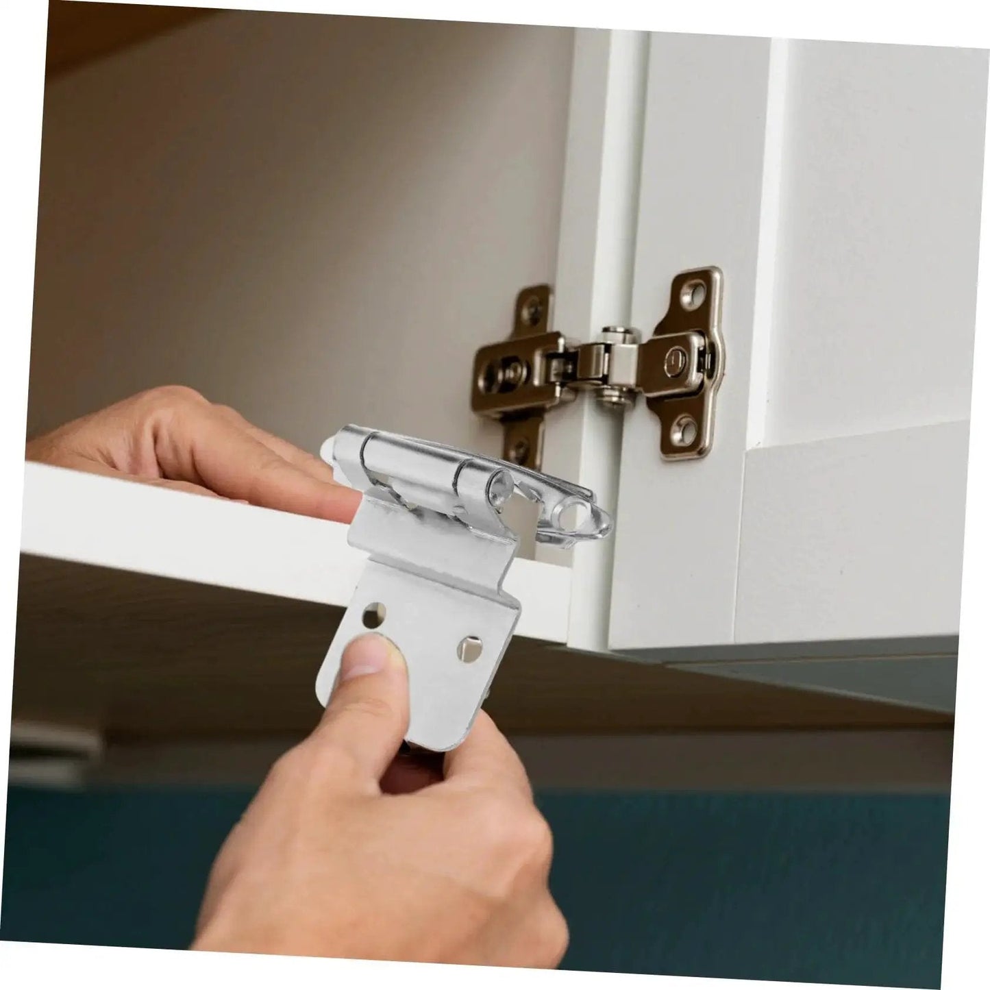 Self Closing Inset Cabinet Hinges Flush Mount Design For Kitchen Bathrooms And Bedroom Cabinets Quiet Close Waterproof Durable Metal Hardware