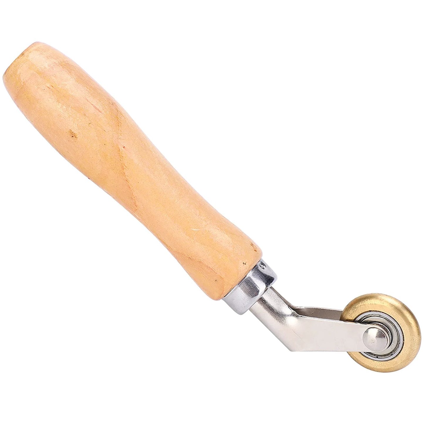 Steel Seam Roller For TPO Roofing And Single Ply Membranes, Heavy Duty Metal Wheel Tool For Flashing And Seaming, Pro Grade Seam Roller With Smooth Wheel, Ideal For PVC Silicone Rubber Roofing Coatings And Wallpaper Edges