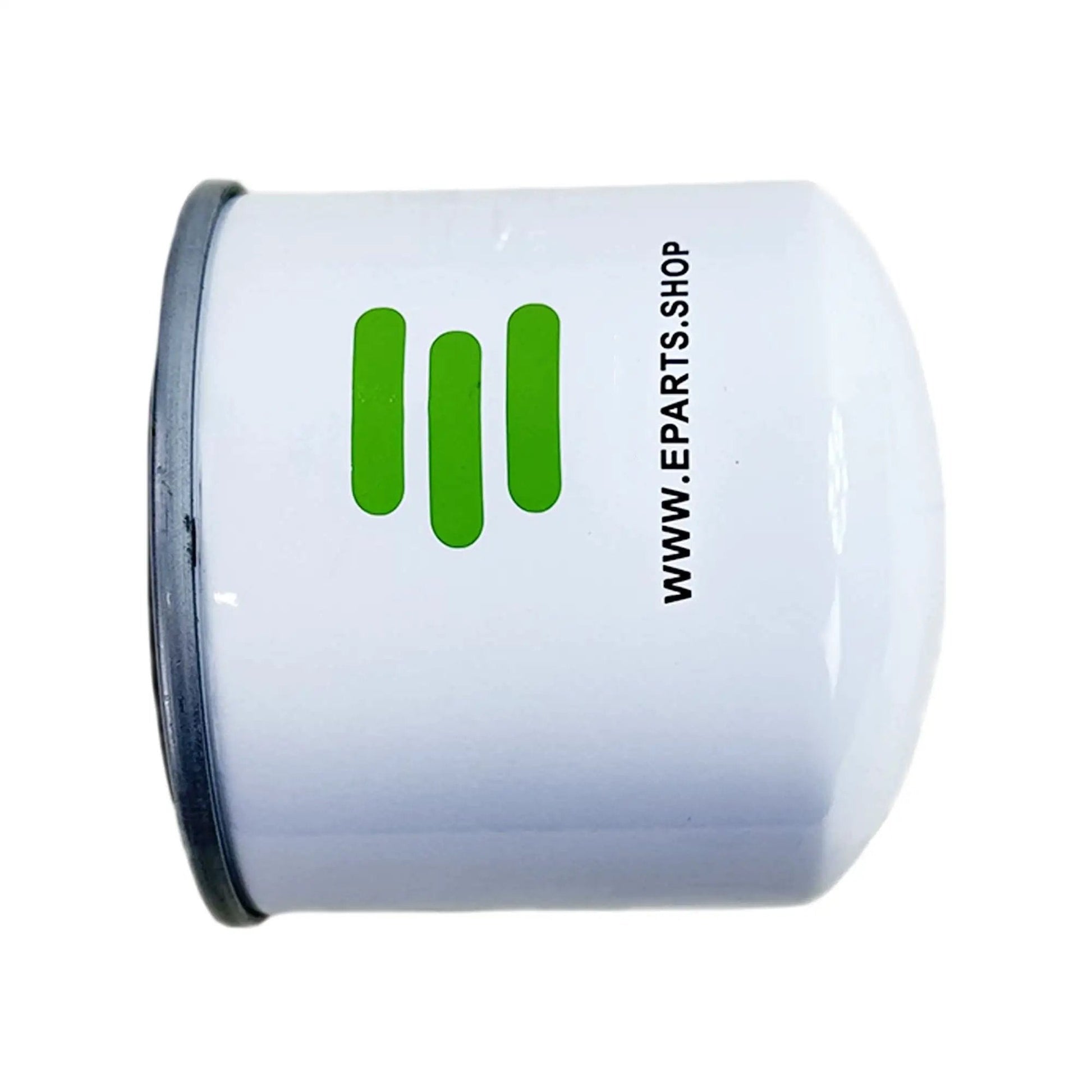 Engine Oil Filter 3.190 OD 3.390 L M20 X 1.5 Thread Replaces Bosch Rexroth 3312 white aftermarket filter side view