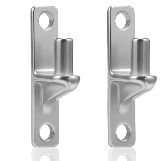 2 Pack Stainless Steel Wall Mount Gate Hinges With 5/8 Inch Pins, Heavy Duty Wall Plate Hinges For Framed Doors, Rust Resistant 304 Stainless Steel