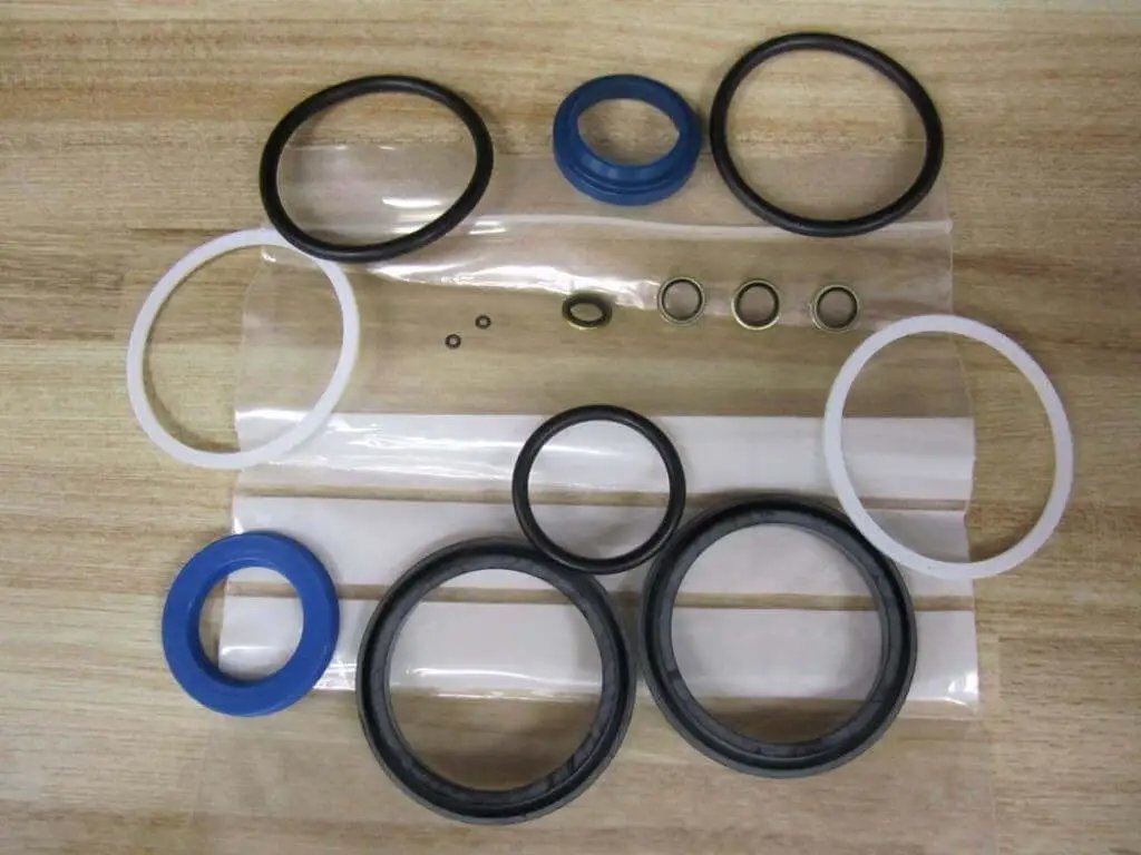 Seal Kit 314106 For Hydraulic Cylinders Includes Mixed Rings 2 Small Metal 4 Medium Metal 1 Inch Black Rubber